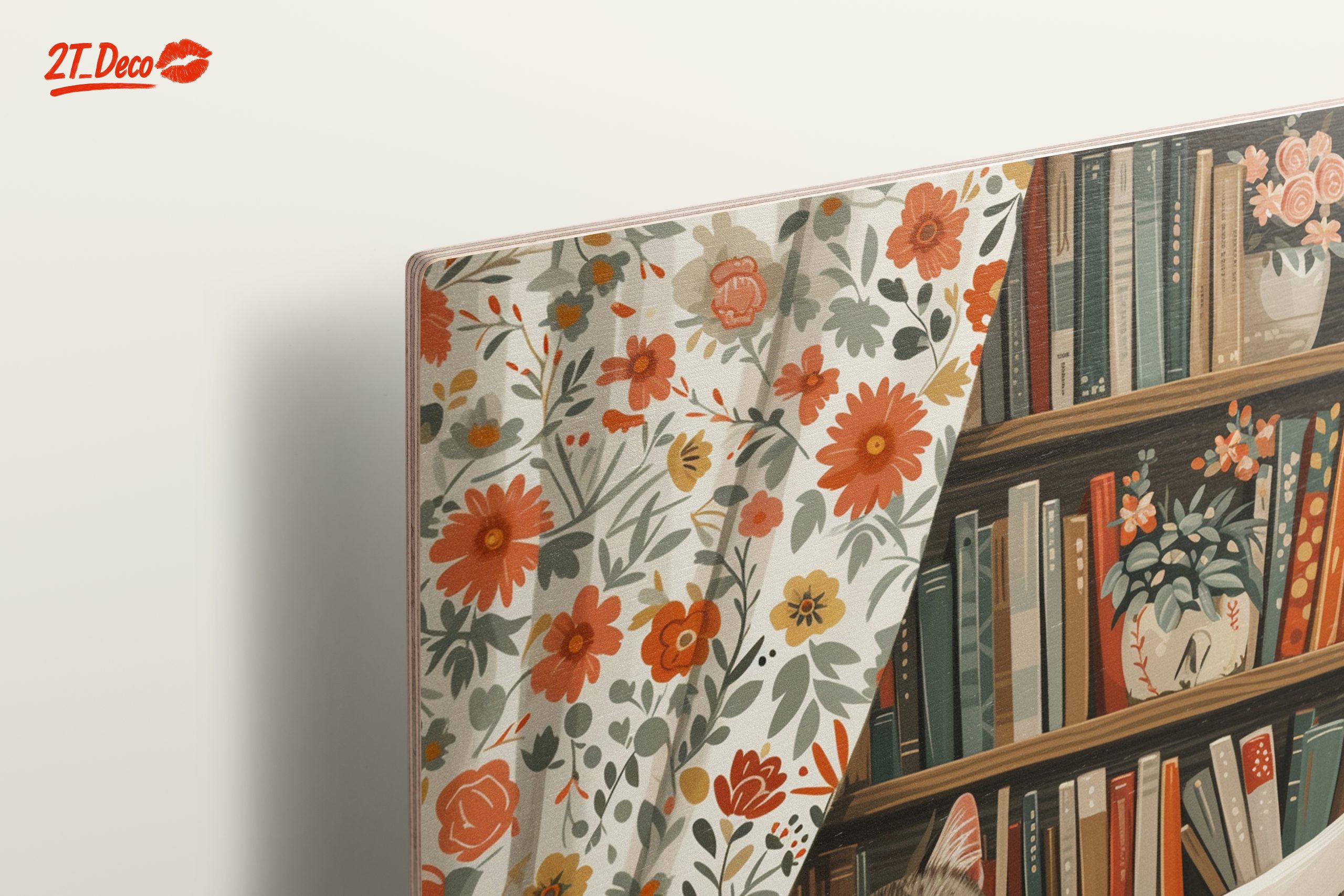 Cozy Cat in Floral Decor - Image 15