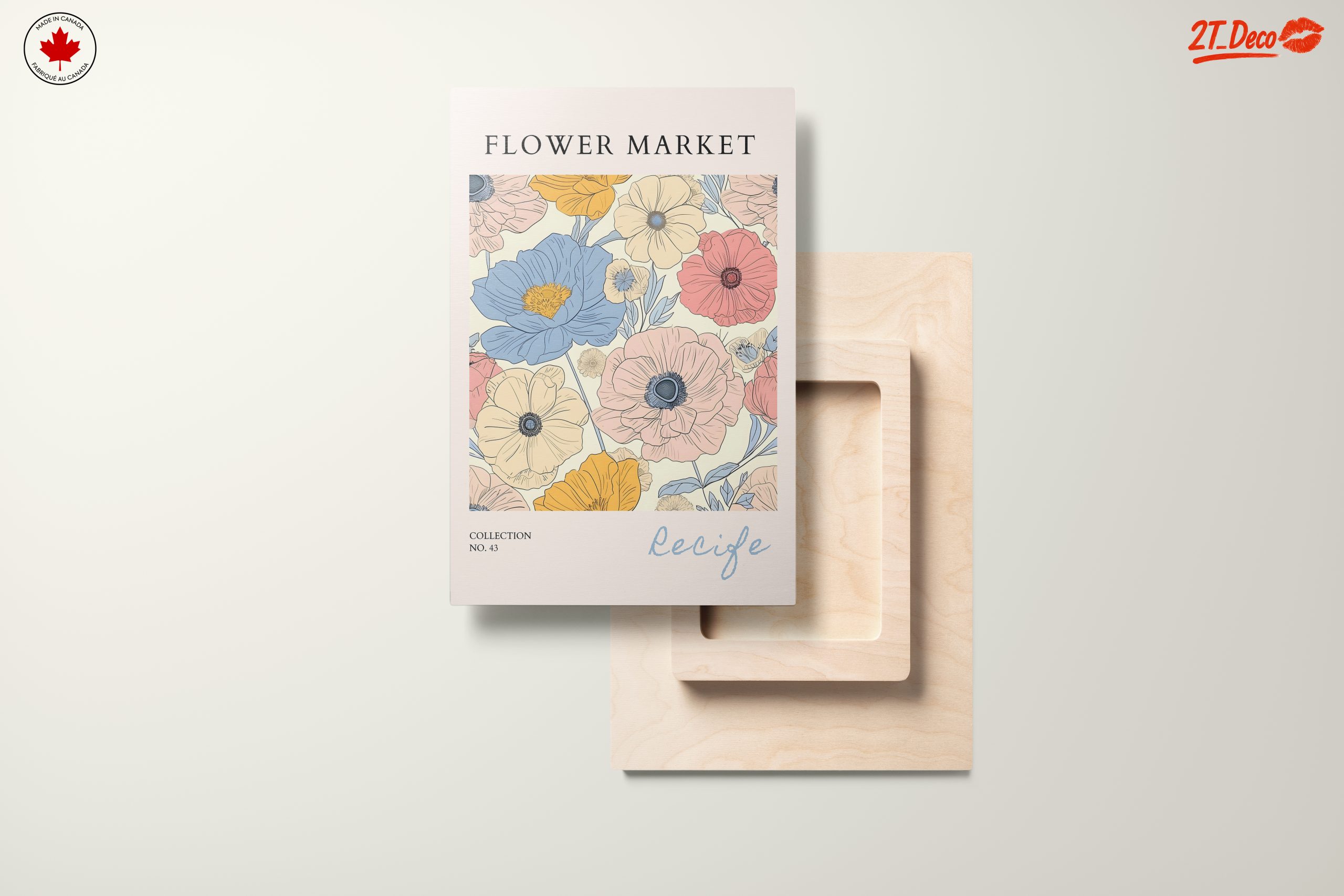 Colorful Botanical Flower Market Art 2 - Image 11