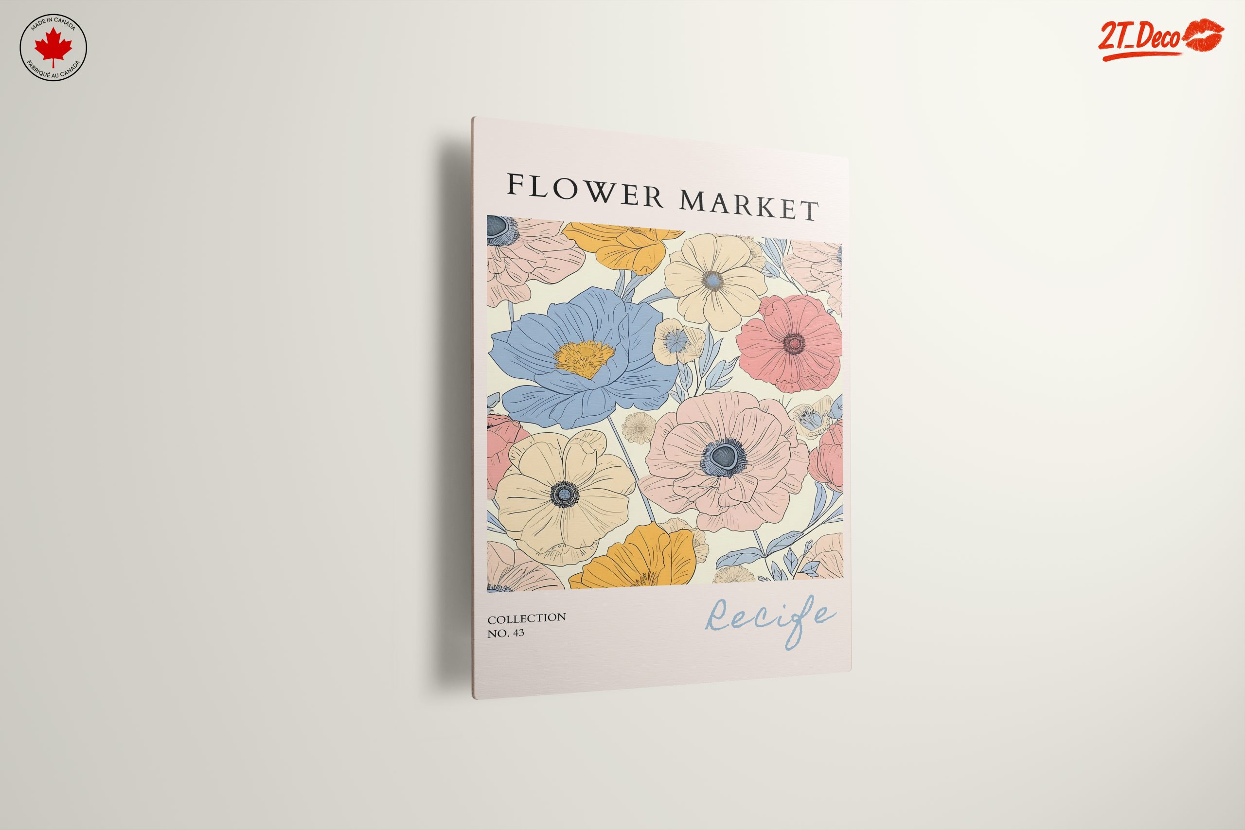 Colorful Botanical Flower Market Art 2 - Image 13