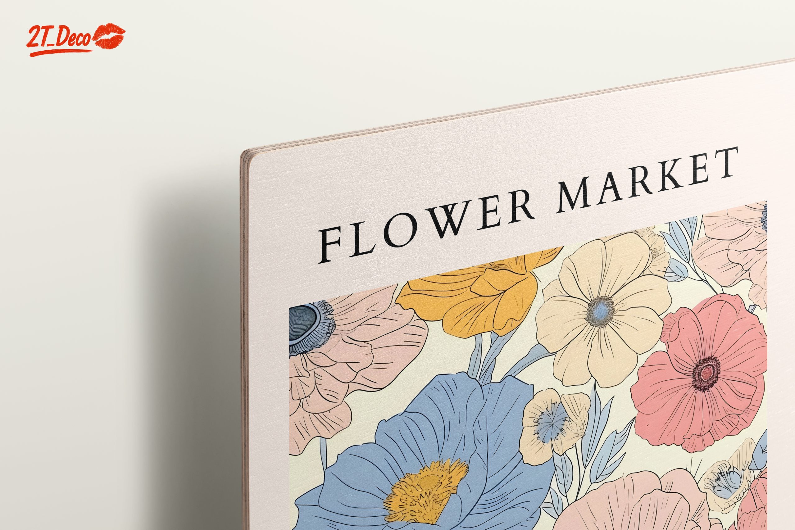 Colorful Botanical Flower Market Art 2 - Image 15