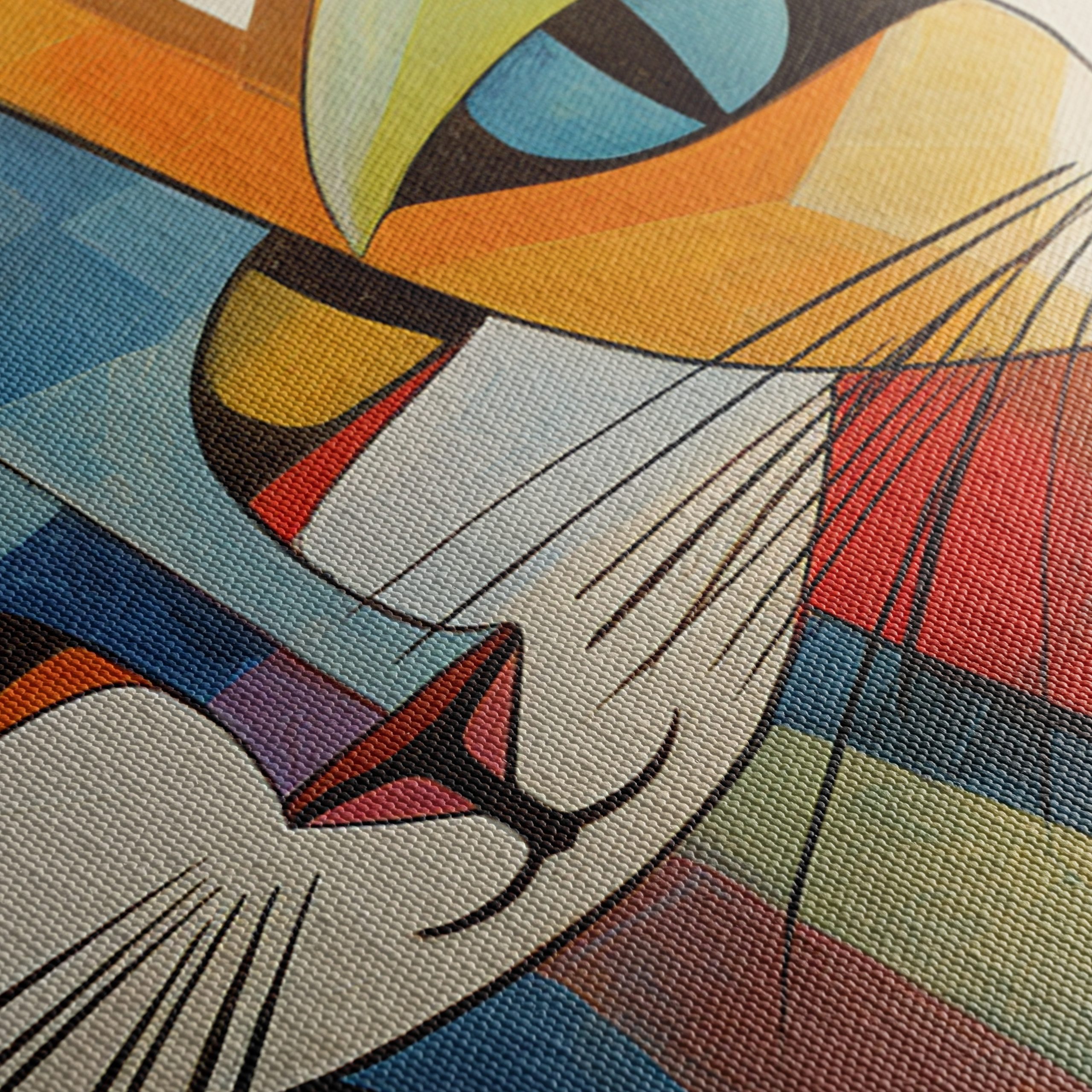 Colorful Cute Cats Artwork - Image 5