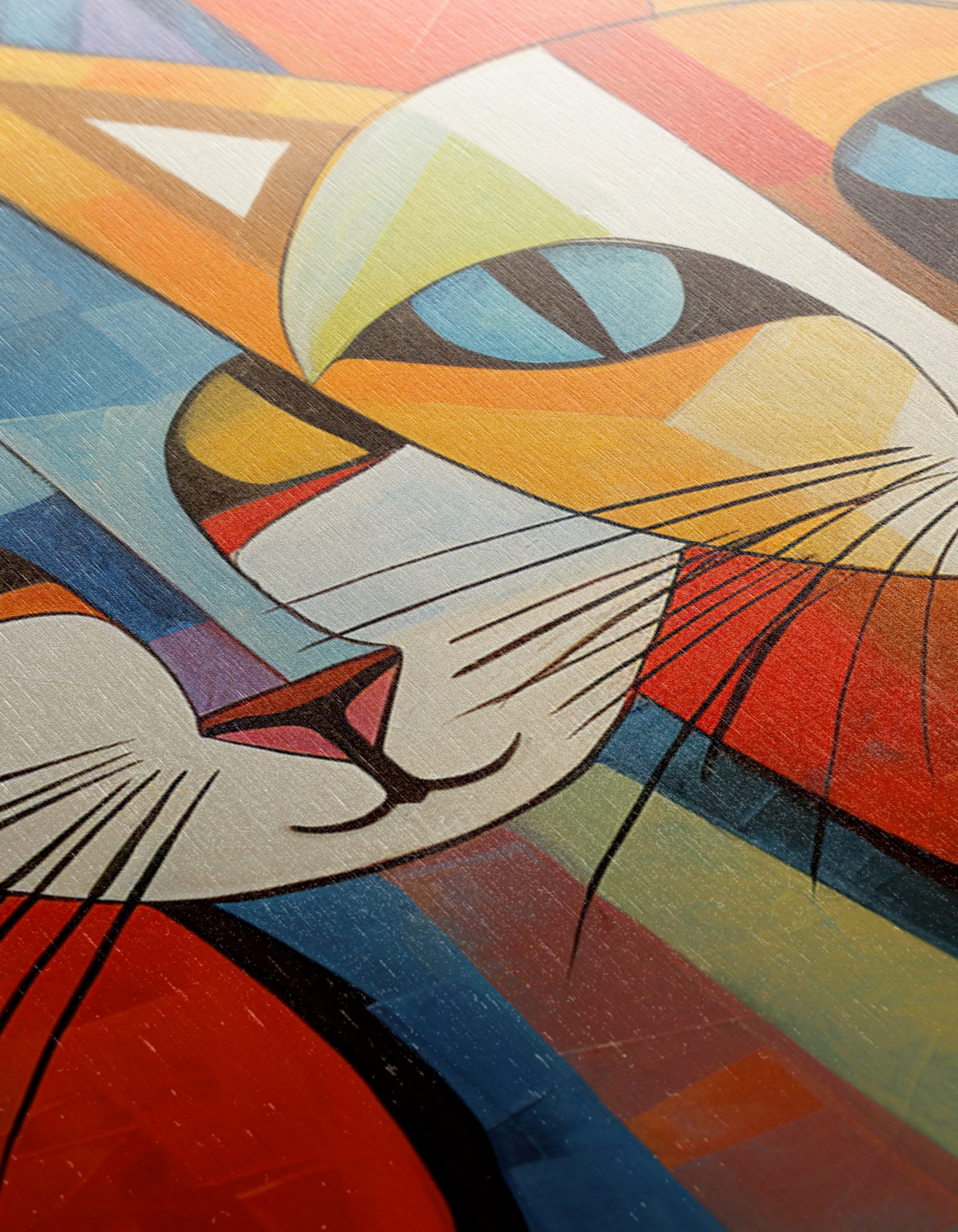 Colorful Cute Cats Artwork - Image 12