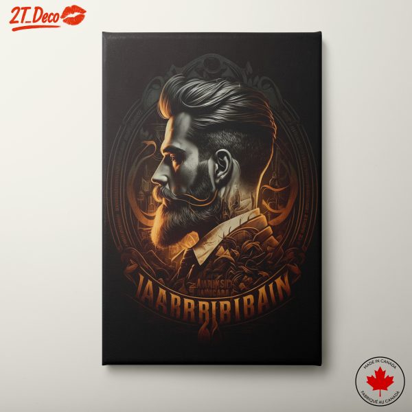 Stylized Contemporary Portrait Art of a Man