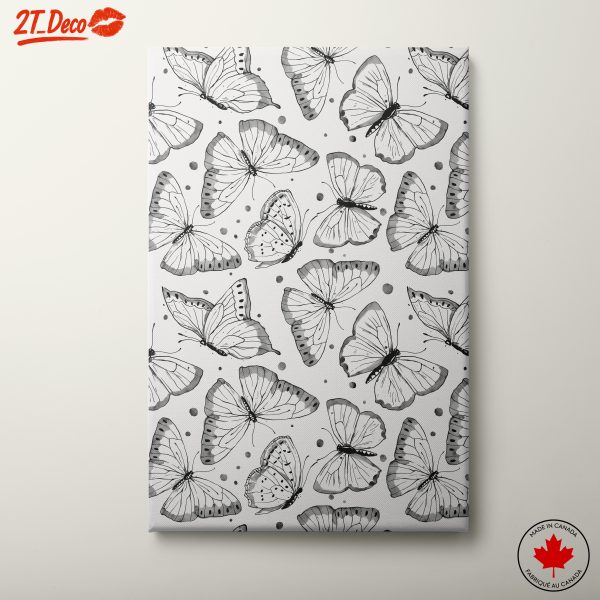 Intricate Butterfly Pattern Art