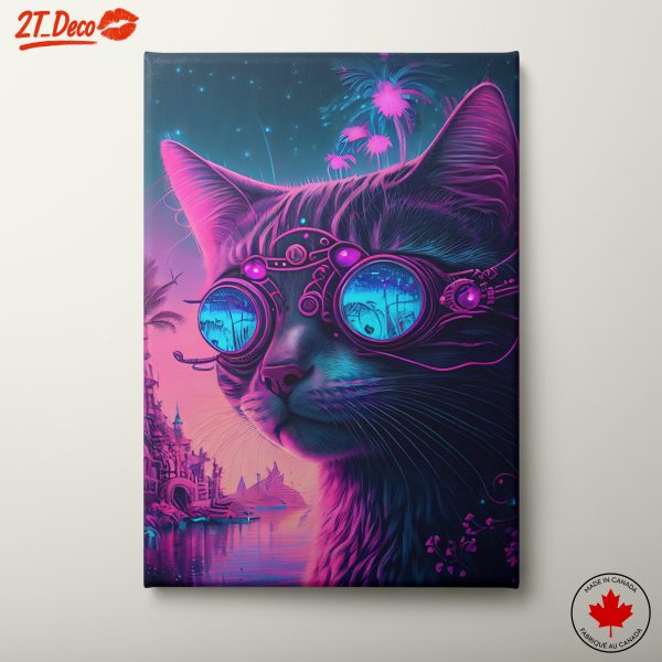 Whimsical Fantasy Cat Character Art