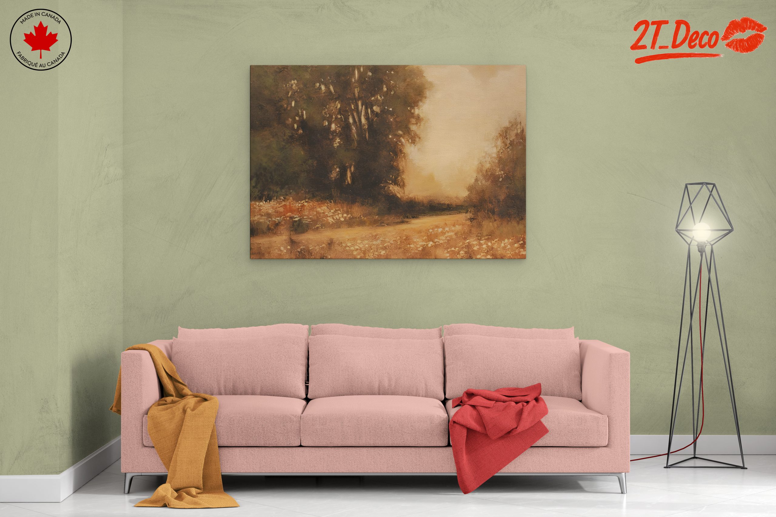 Serene Nature Landscape with Soft Tones - Image 2