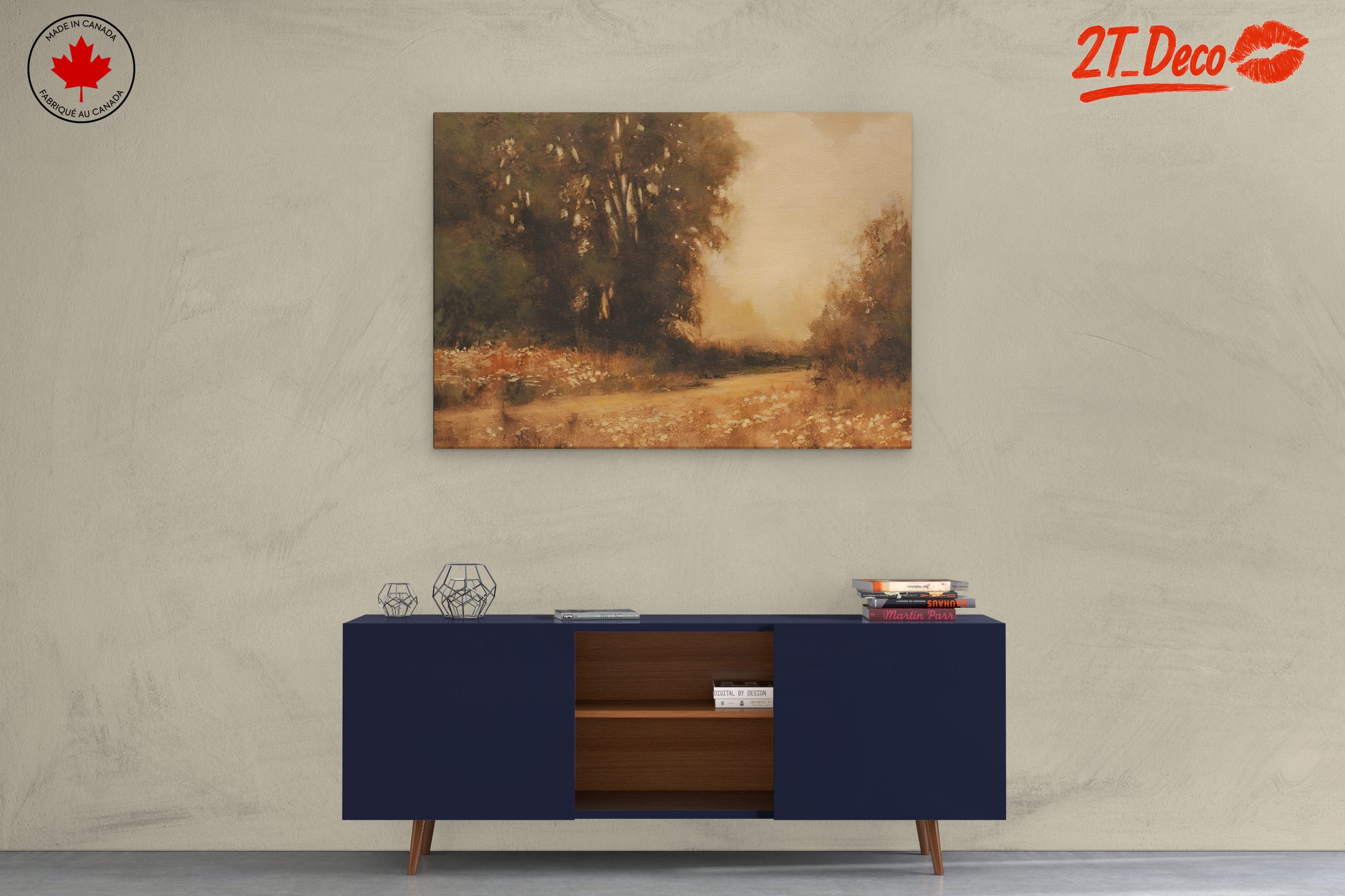 Serene Nature Landscape with Soft Tones - Image 3