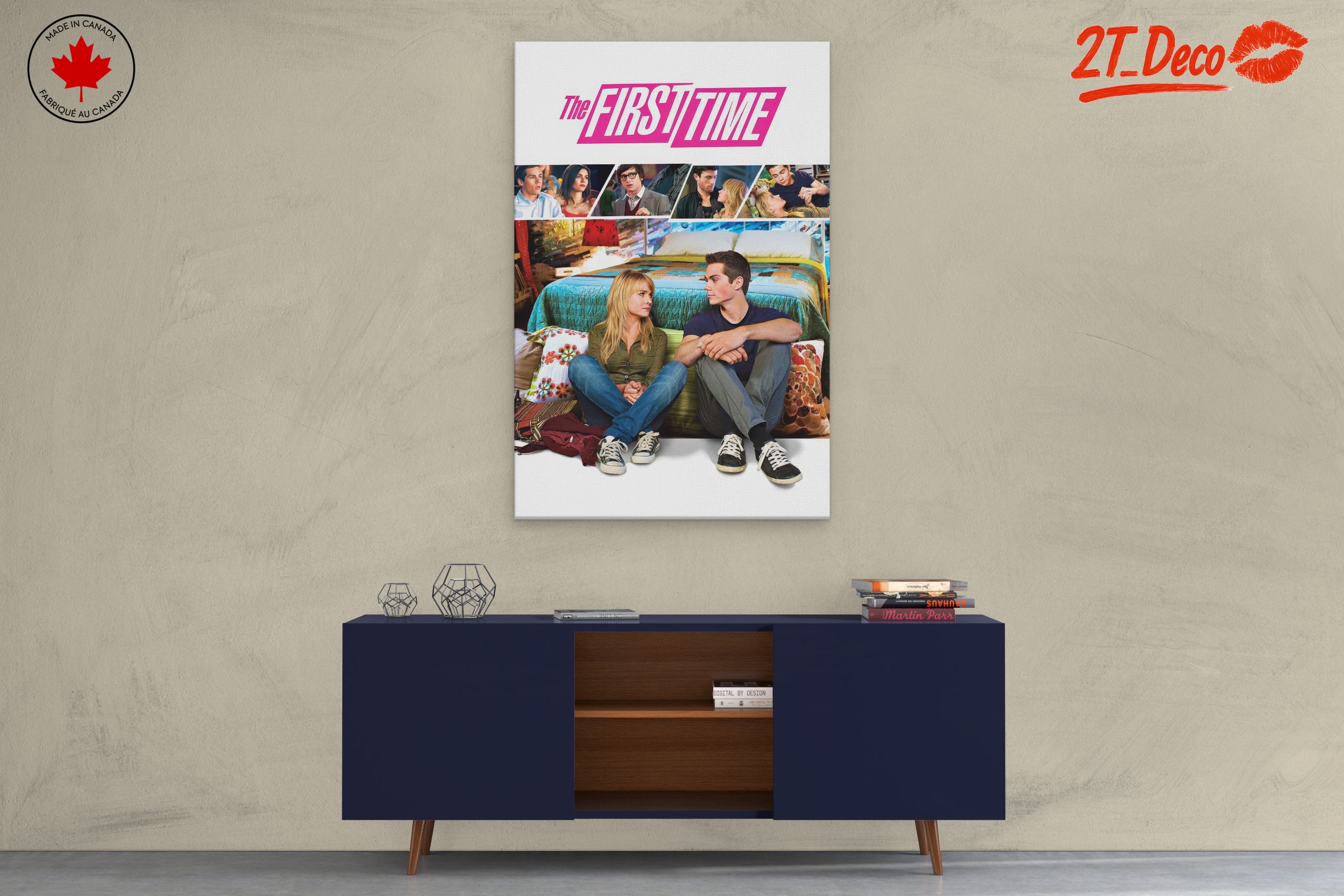 Romantic Comedy Poster Featuring Young Love - Image 3