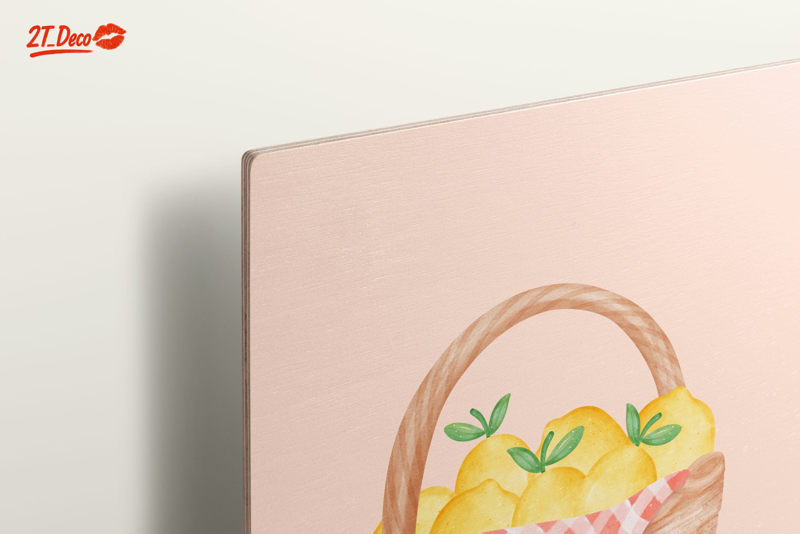Whimsical Lemon Basket Art for Kitchen - Image 15