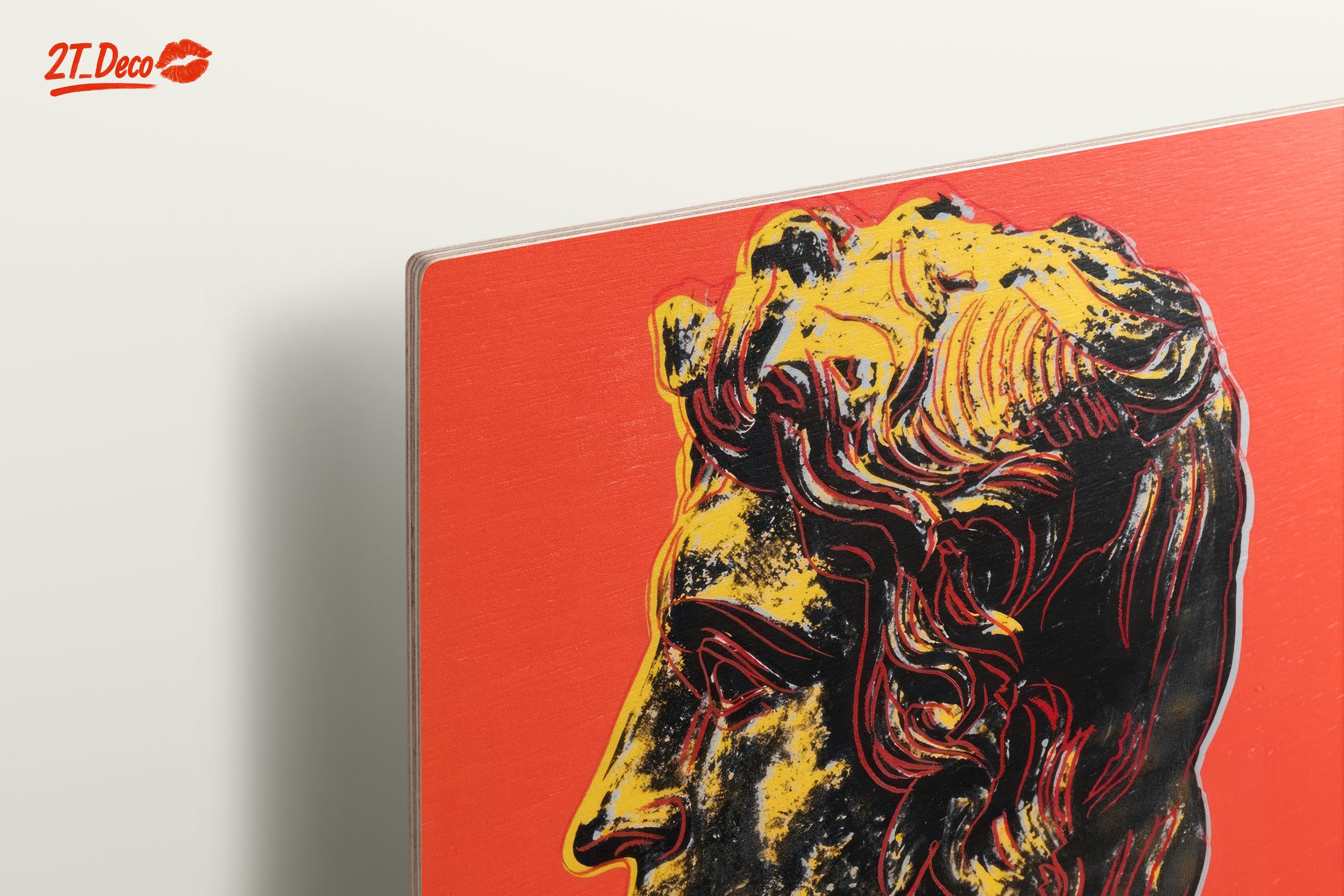 Vibrant Pop Art Depiction of Classical Figure - Image 15