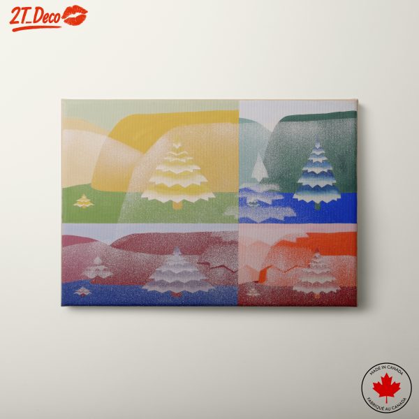 Colorful Contemporary Abstract Landscape Art
