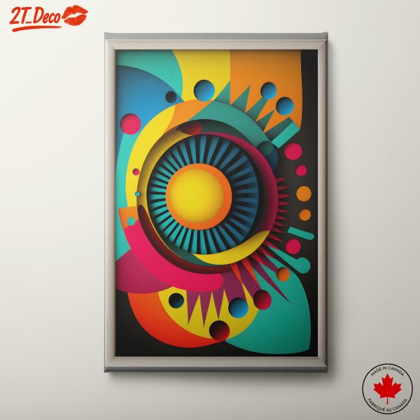Vibrant Geometric Abstract Art 7