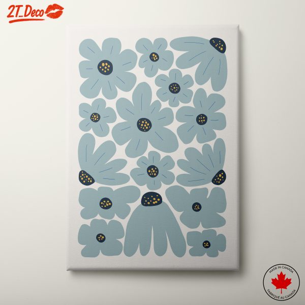 Playful Floral Design Art for Home