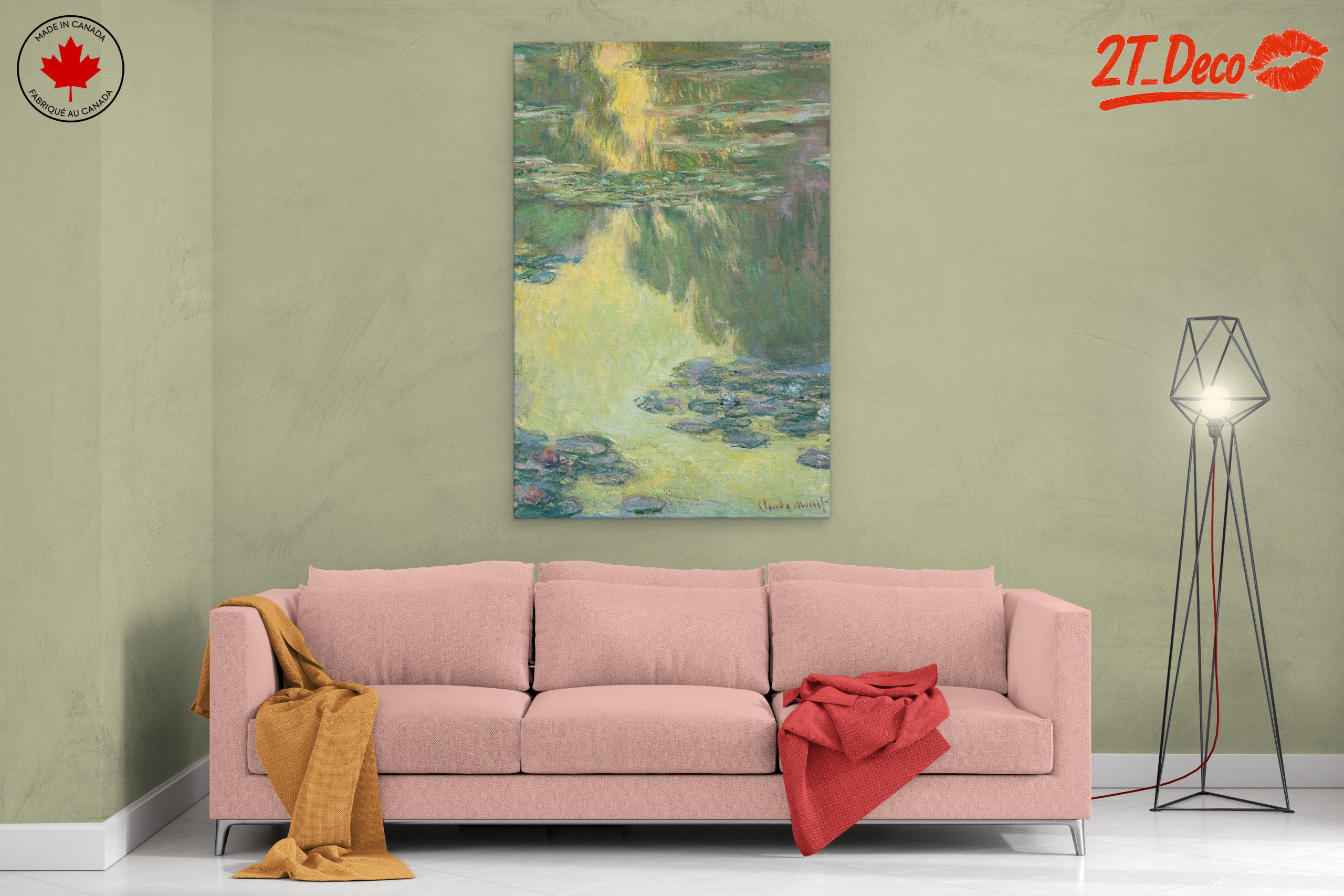 Monet's Reflection On Water Lilies - Image 2
