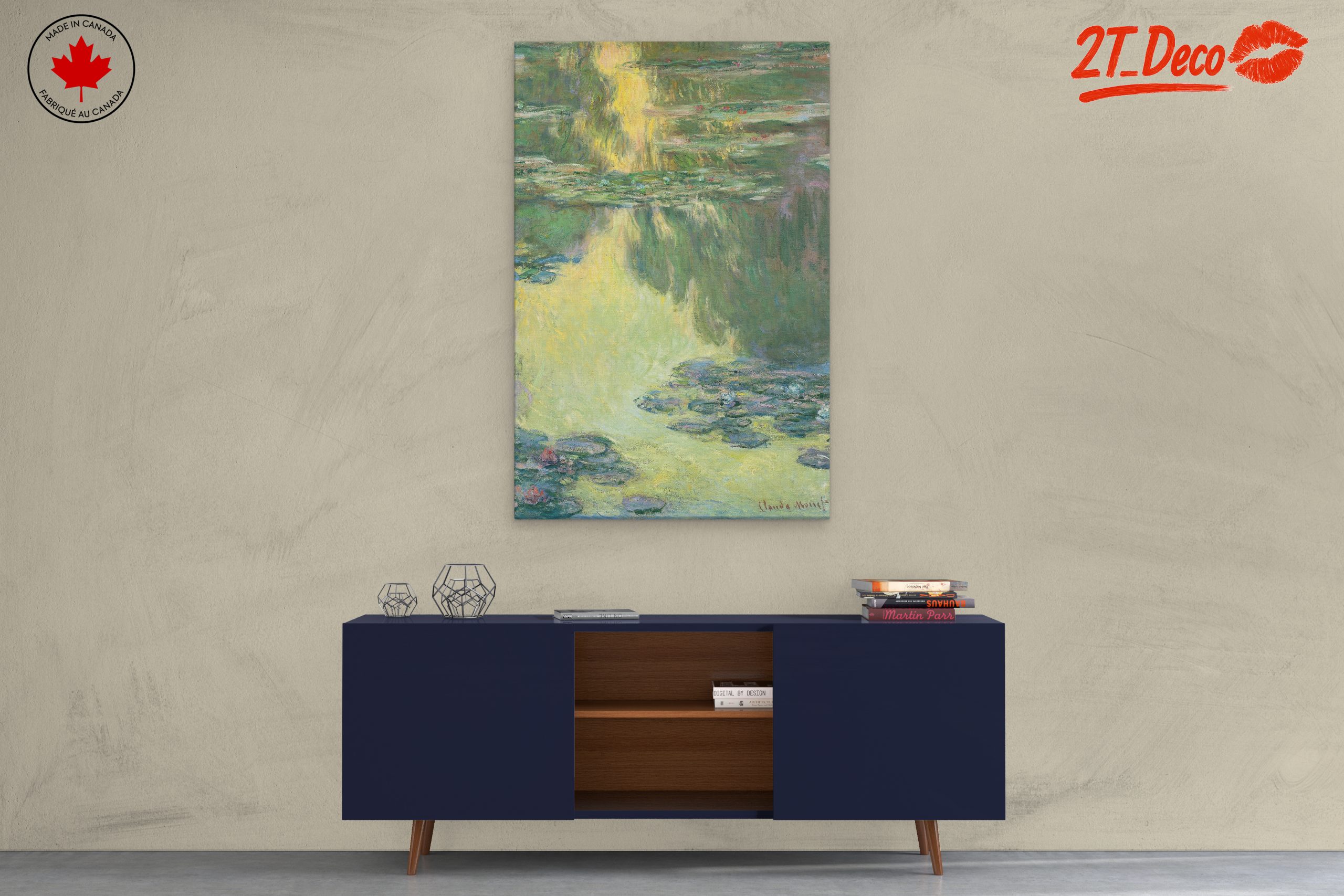 Monet's Reflection On Water Lilies - Image 3