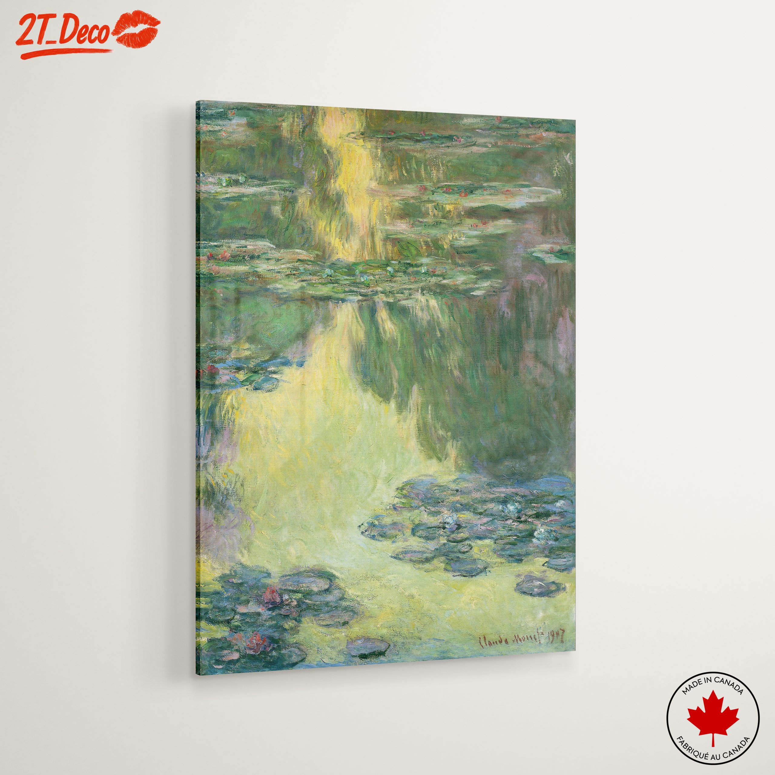 Monet's Reflection On Water Lilies - Image 6