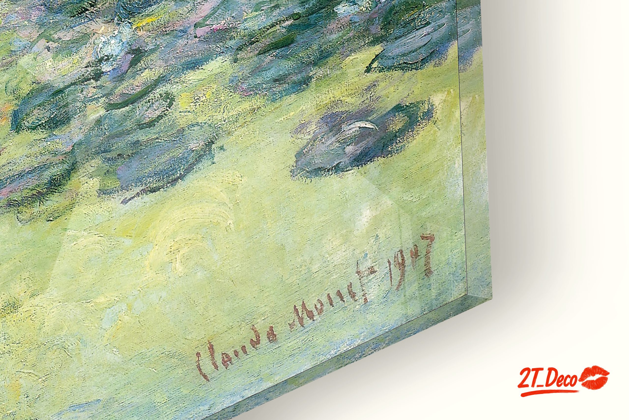 Monet's Reflection On Water Lilies - Image 9