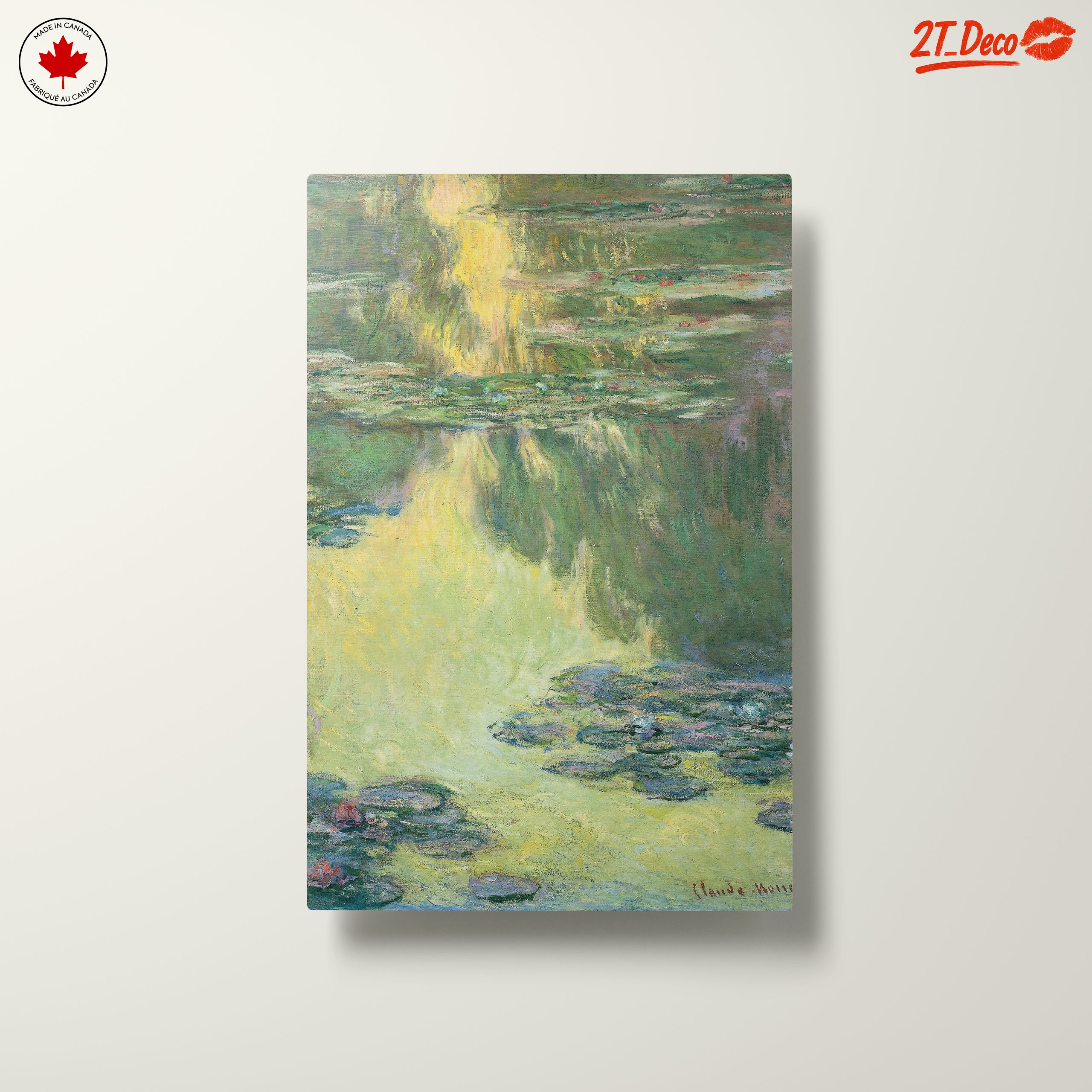 Monet's Reflection On Water Lilies - Image 10
