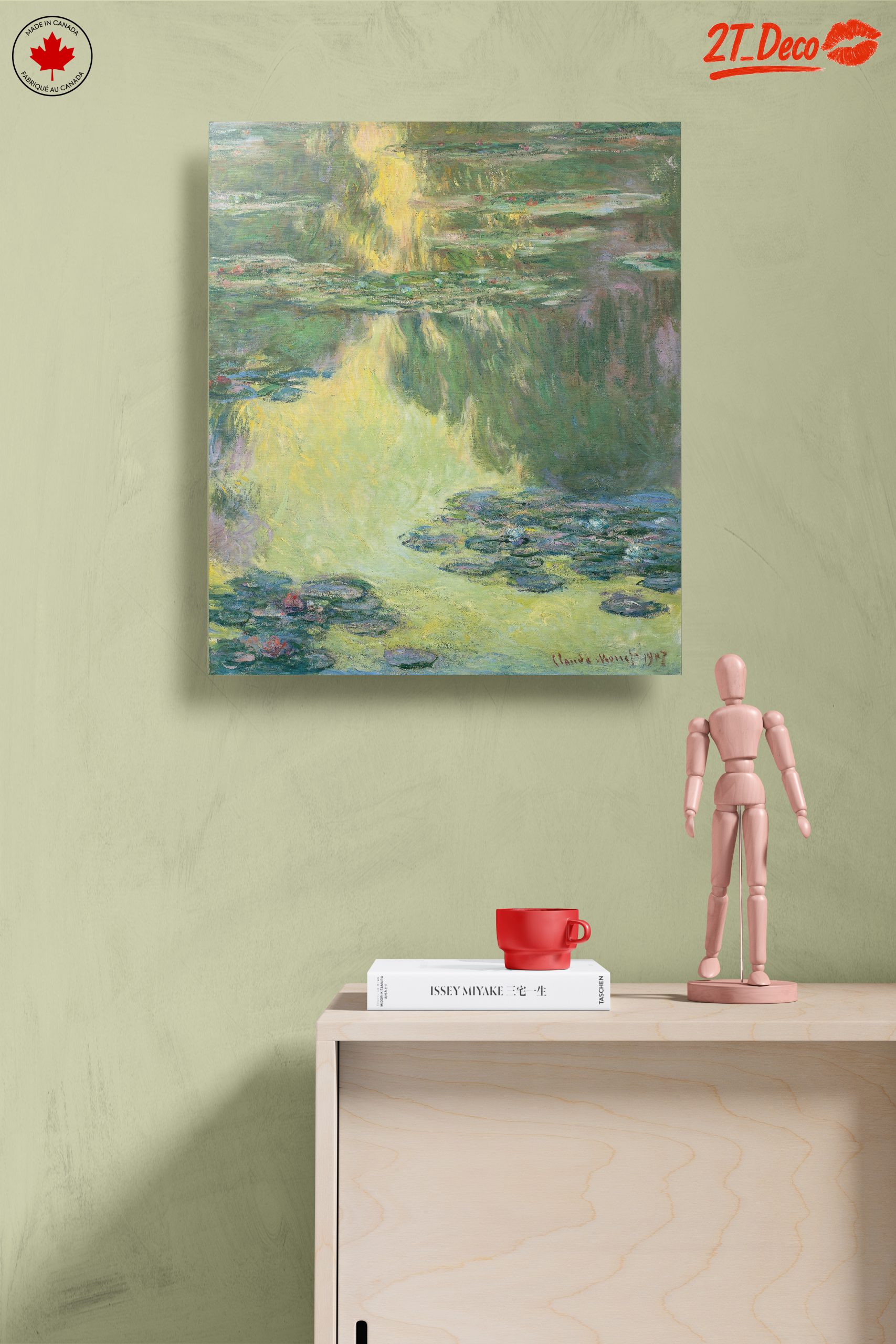Monet's Reflection On Water Lilies - Image 14