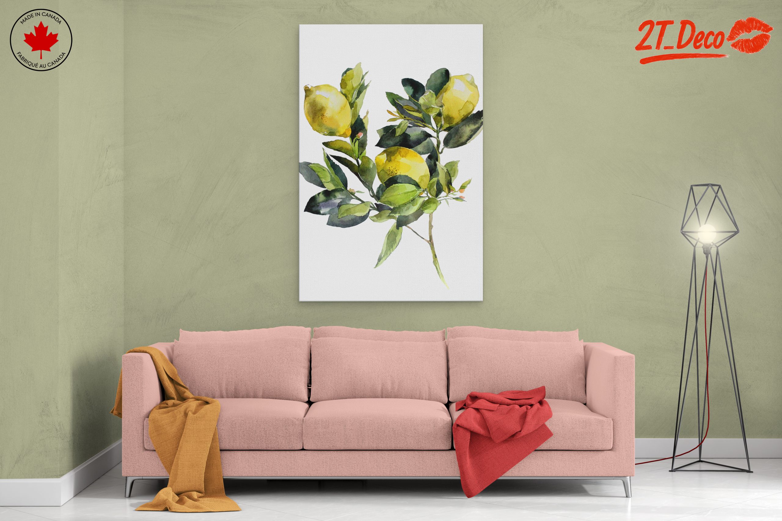 Lemon Branch Botanical Art - Image 2