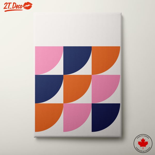 Vibrant Geometric Abstract Art Design