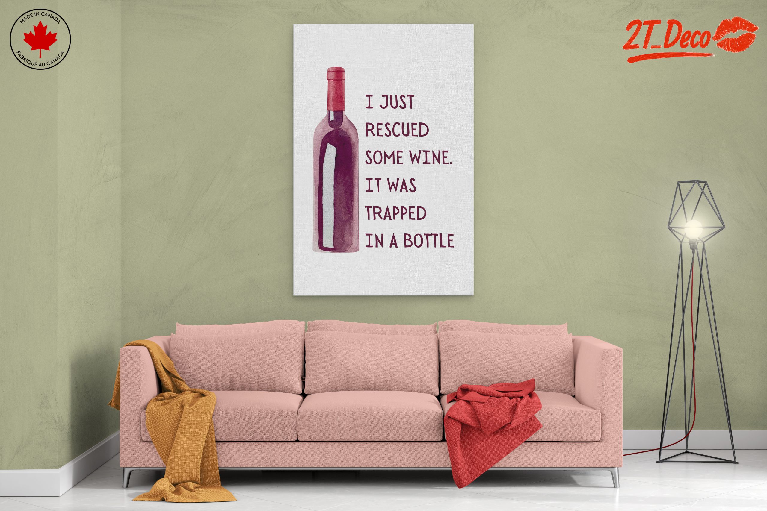 Whimsical Wine Bottle Art - Image 2