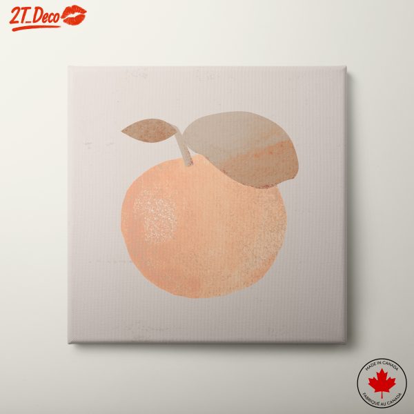 Stylized Abstract Orange Artwork 2