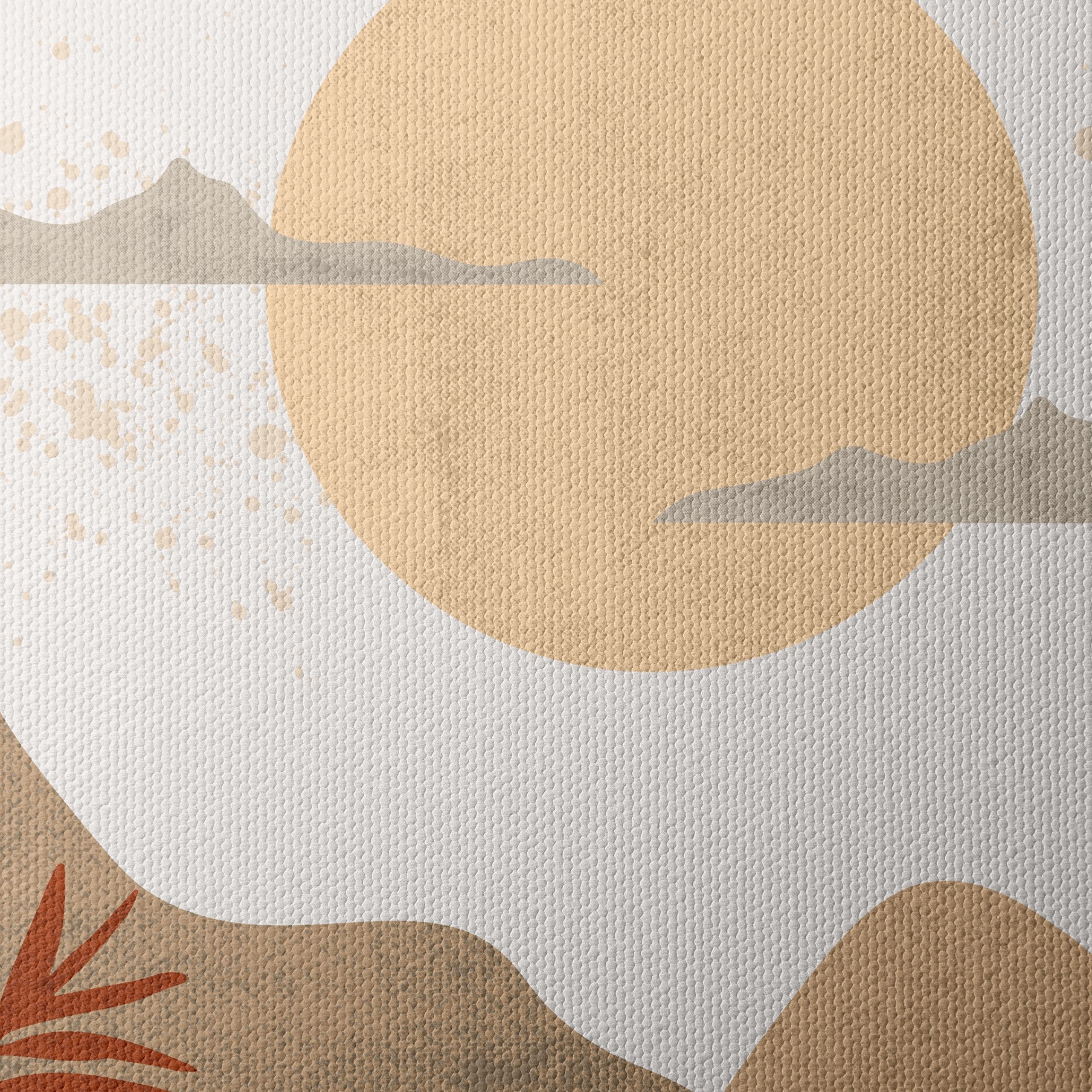 Minimalist Abstract Landscape with Sun - Image 4