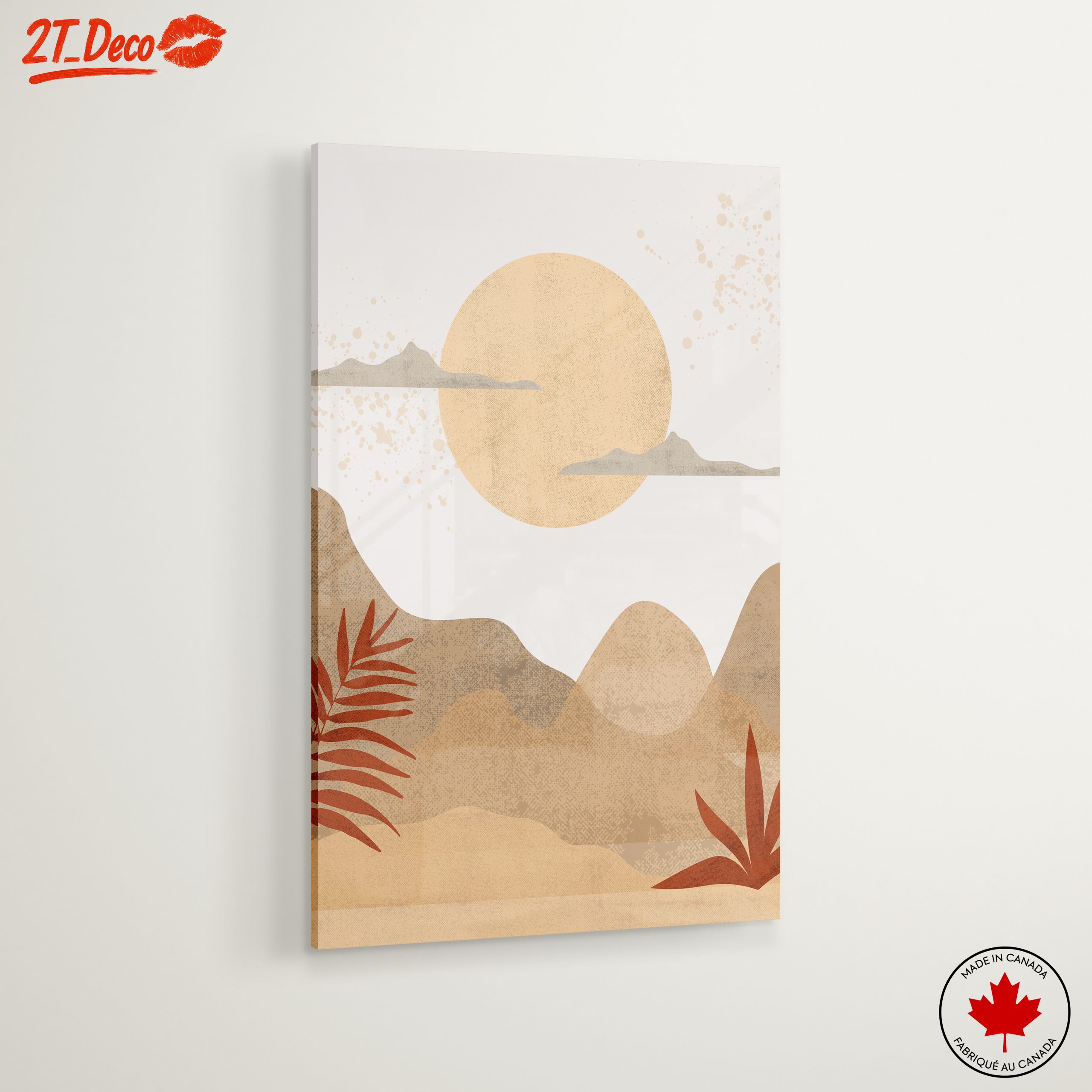 Minimalist Abstract Landscape with Sun - Image 6