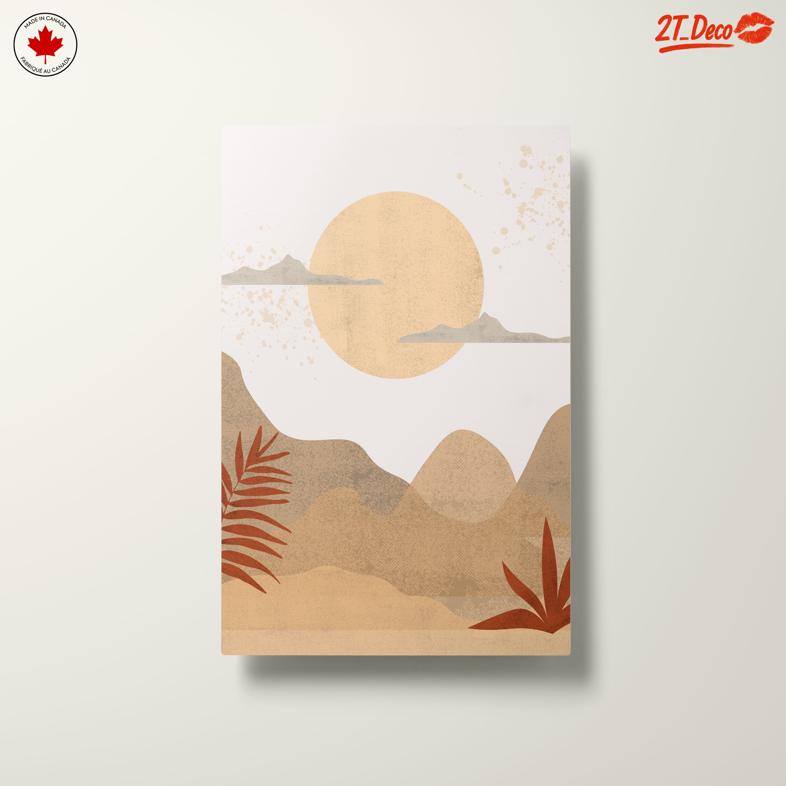 Minimalist Abstract Landscape with Sun - Image 10