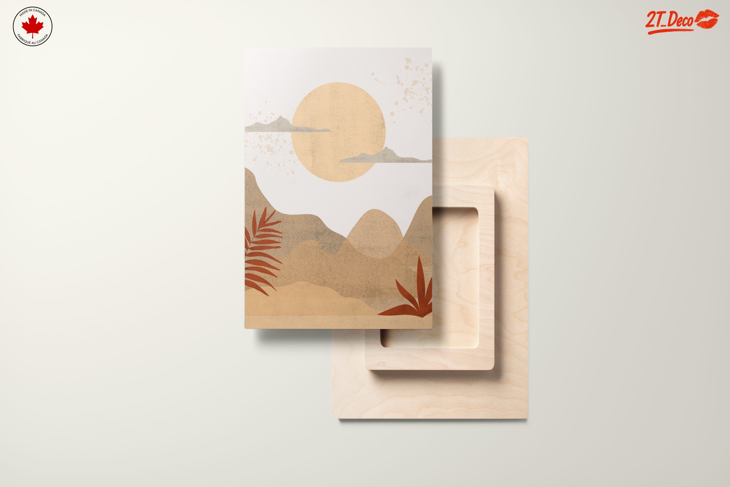 Minimalist Abstract Landscape with Sun - Image 11