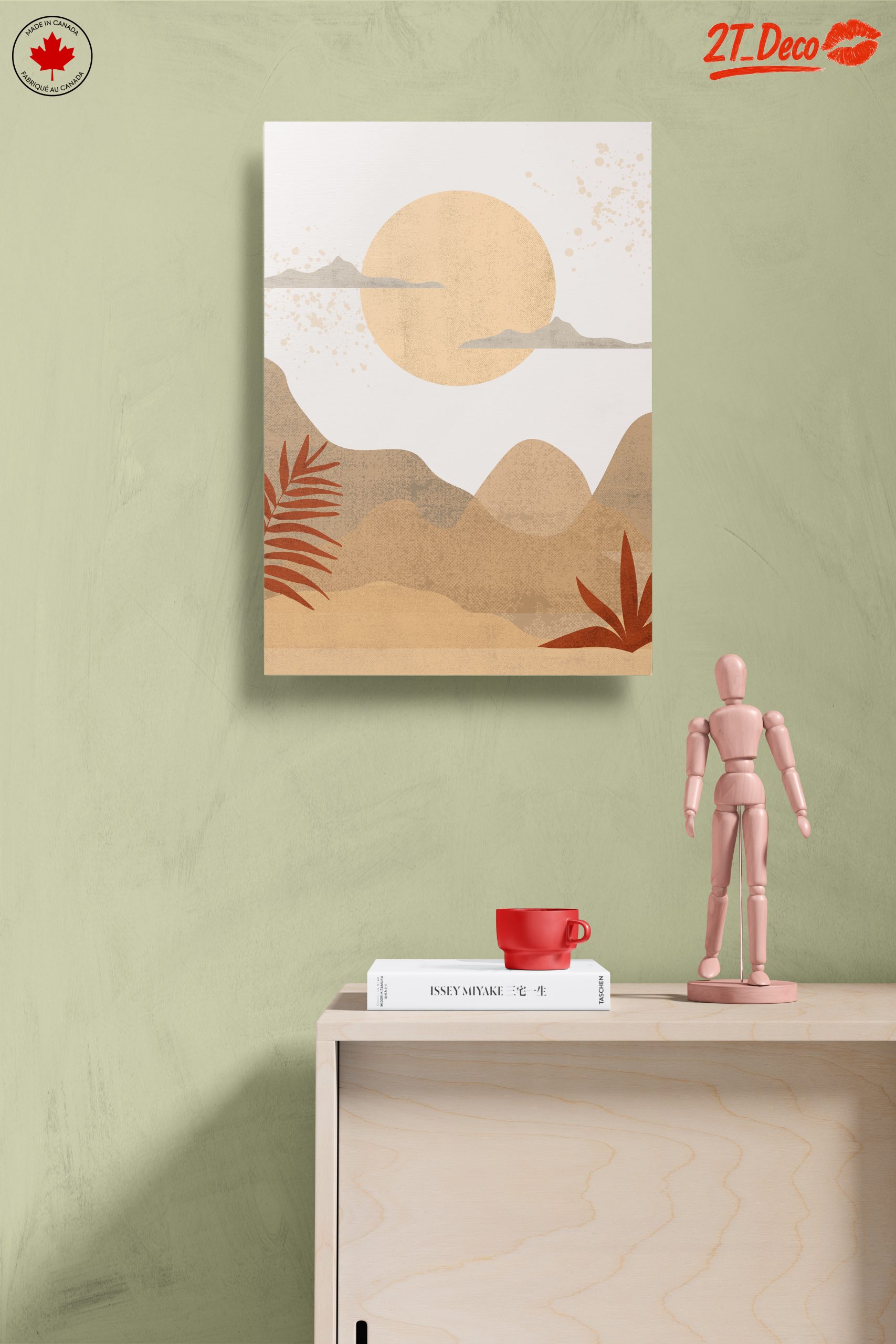 Minimalist Abstract Landscape with Sun - Image 14