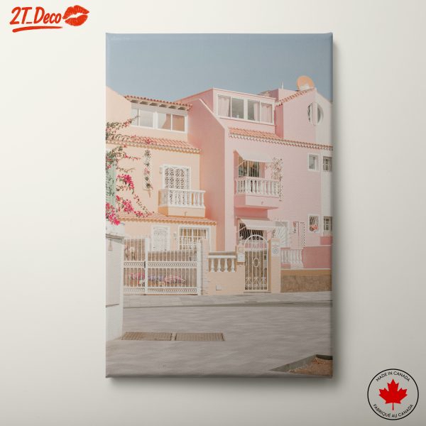 Modern Pink Architectural FaΓ§ade