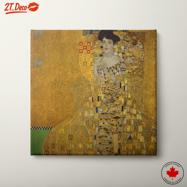 Golden Elegance Contemporary Portrait