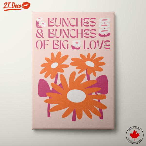 Bunches of Big Love Floral Art 2