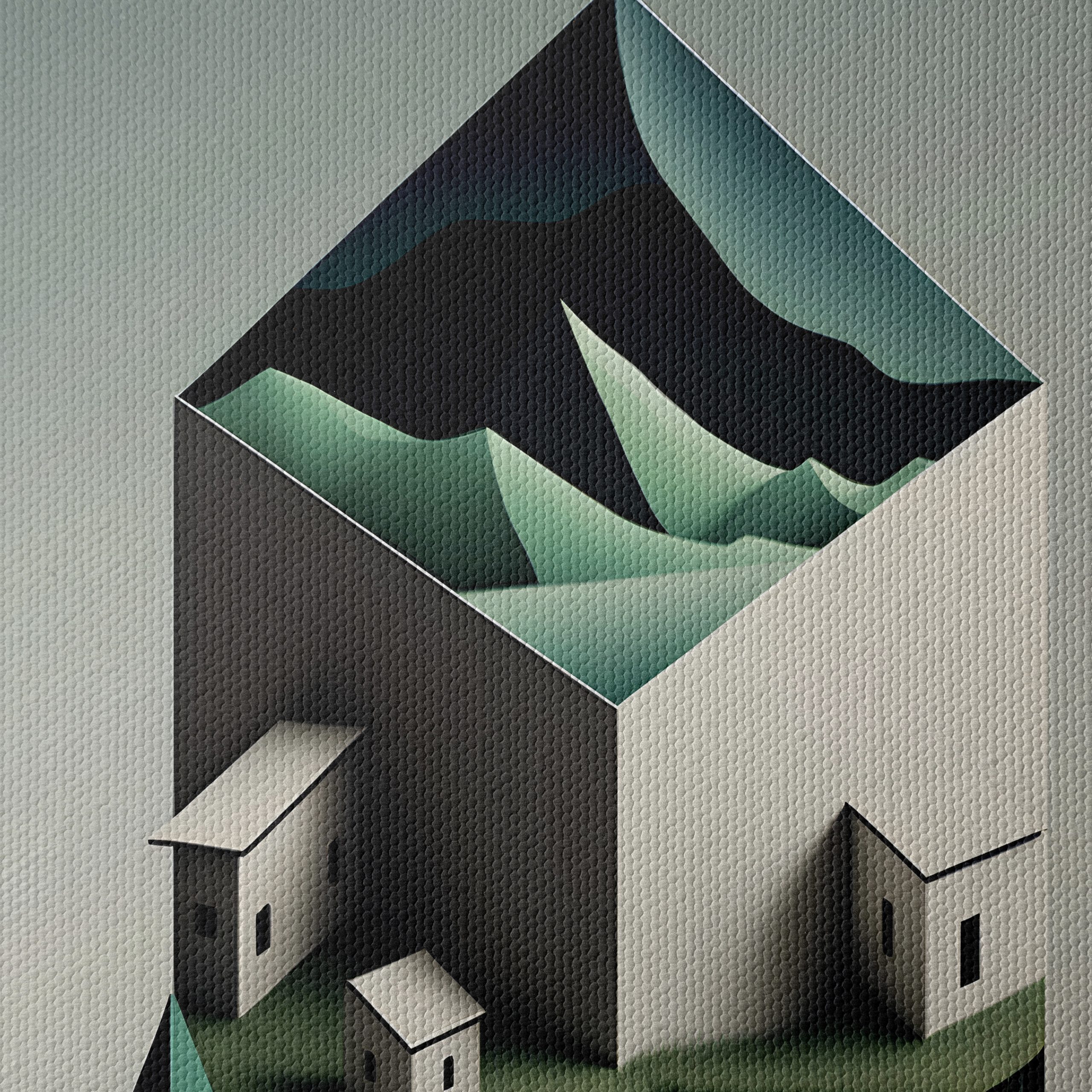 Stylized Modern Architecture With Landscape - Image 4