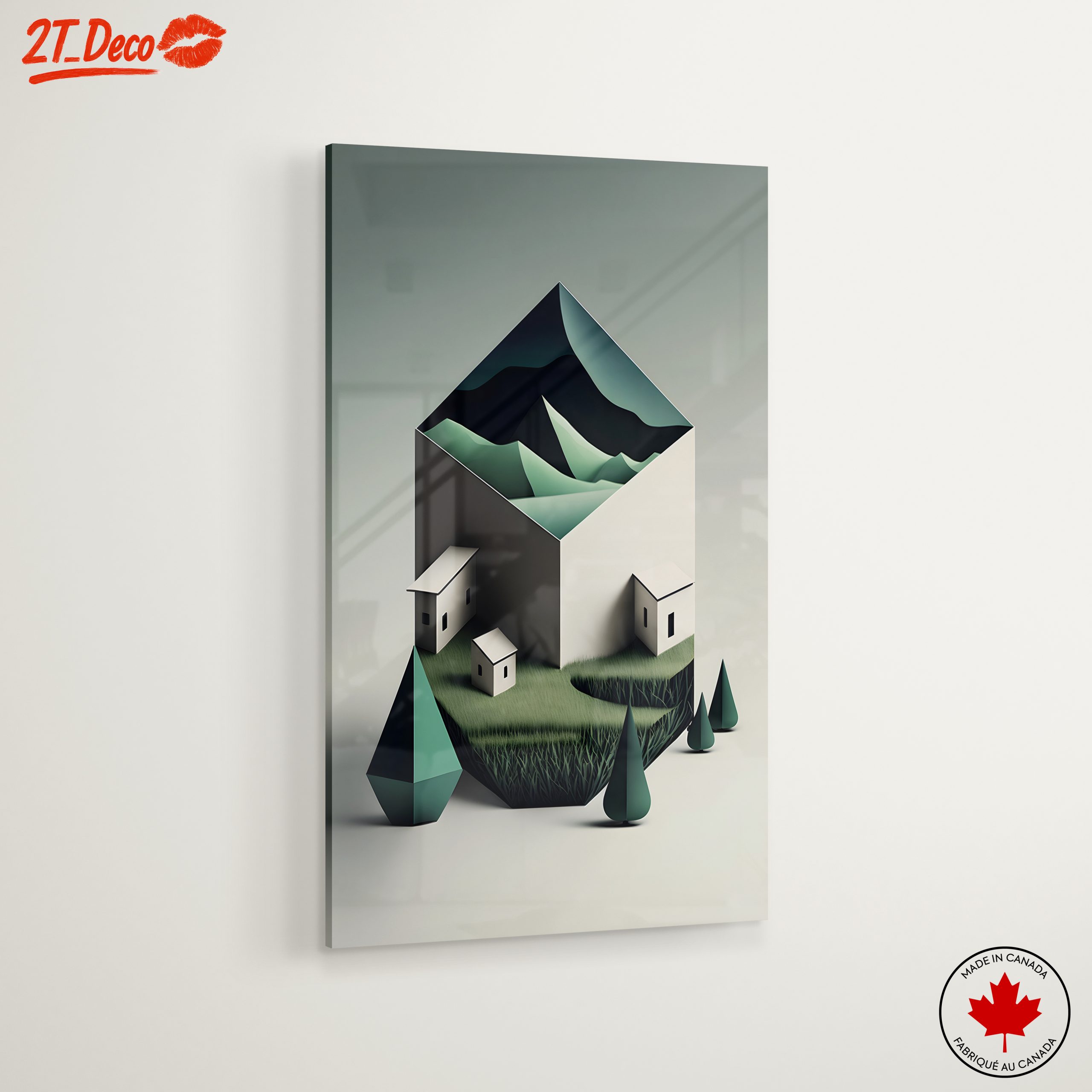 Stylized Modern Architecture With Landscape - Image 6