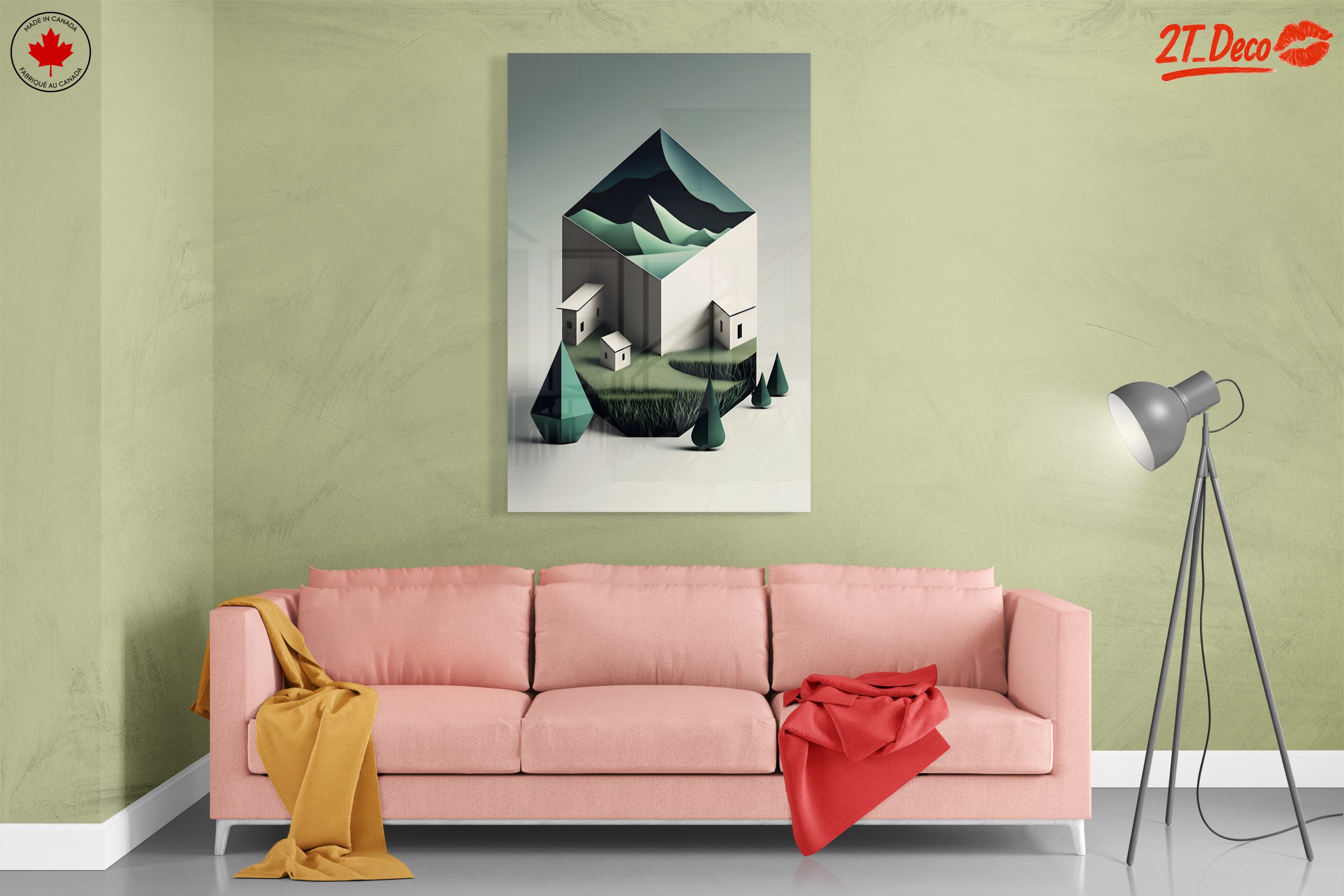 Stylized Modern Architecture With Landscape - Image 7