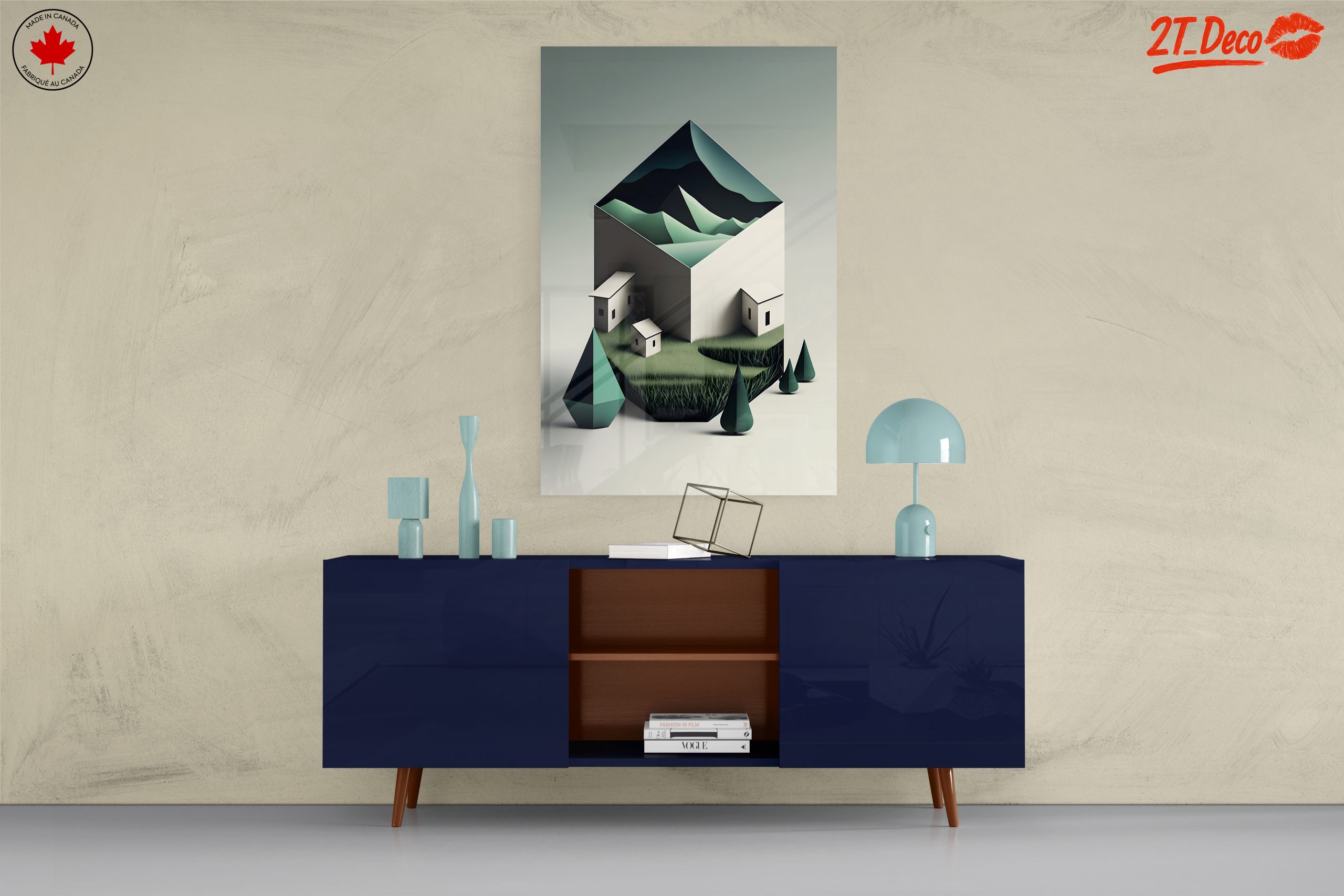 Stylized Modern Architecture With Landscape - Image 8