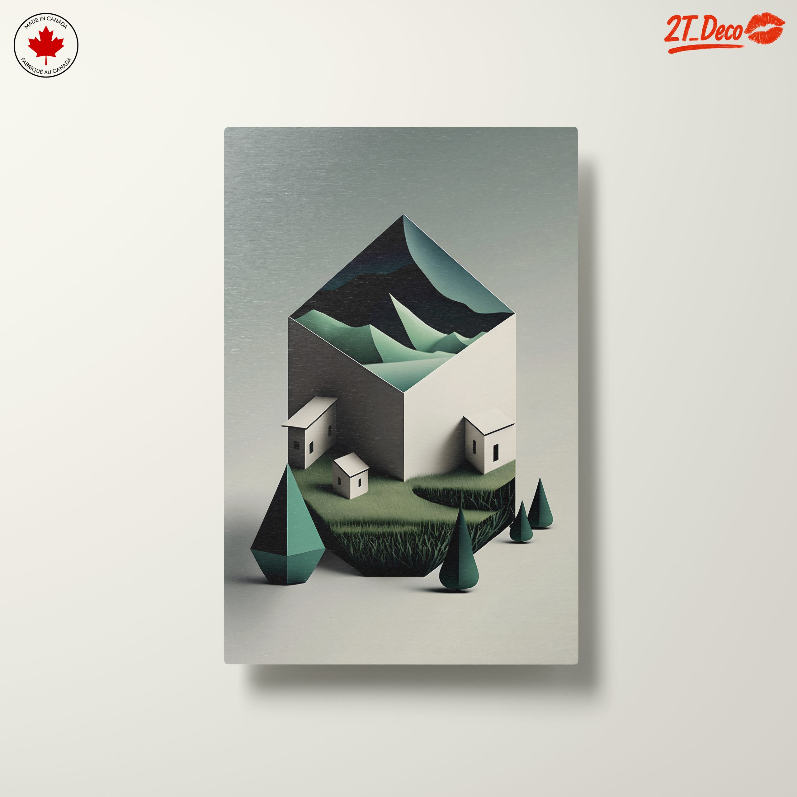 Stylized Modern Architecture With Landscape - Image 10
