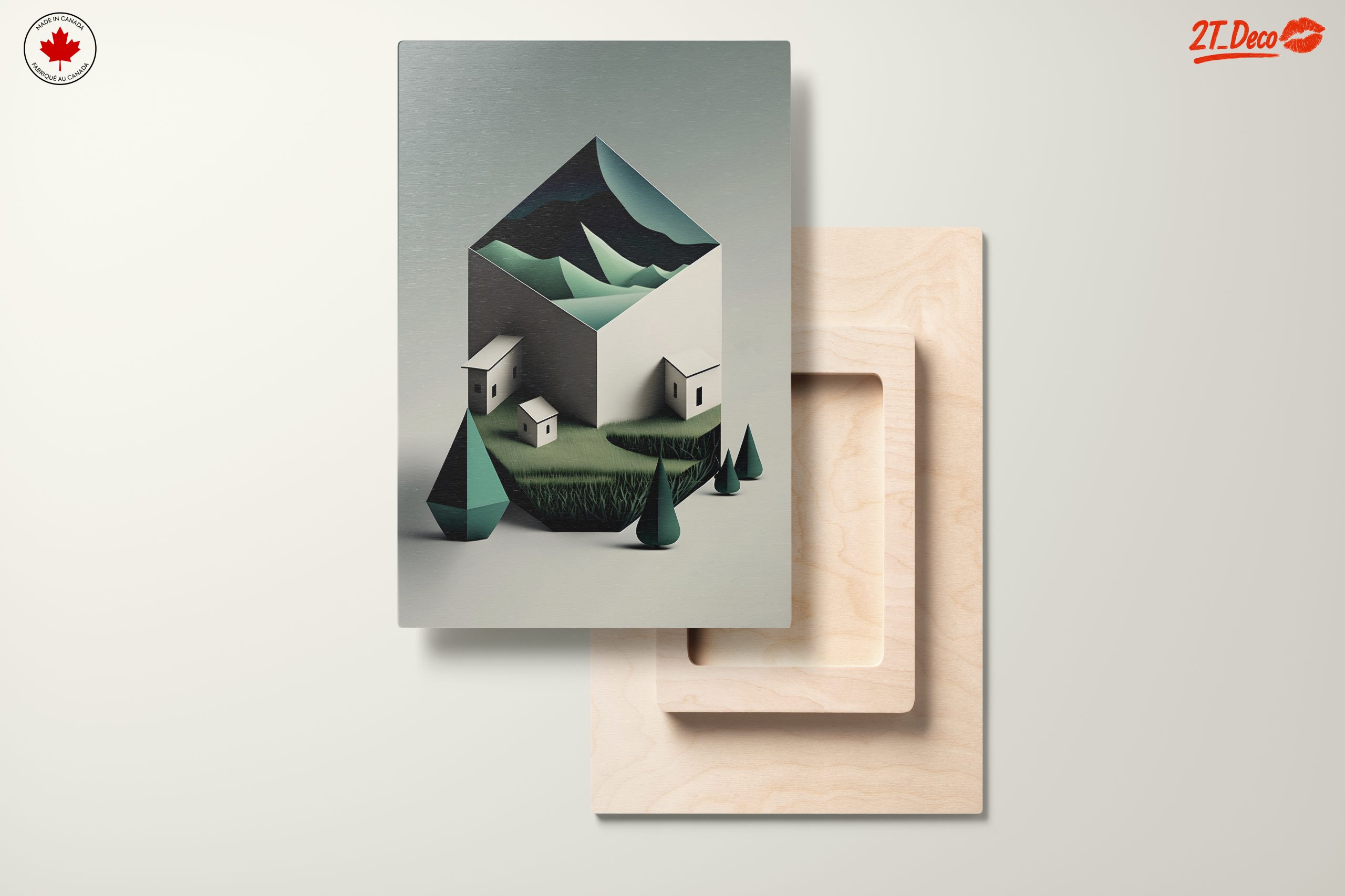 Stylized Modern Architecture With Landscape - Image 11