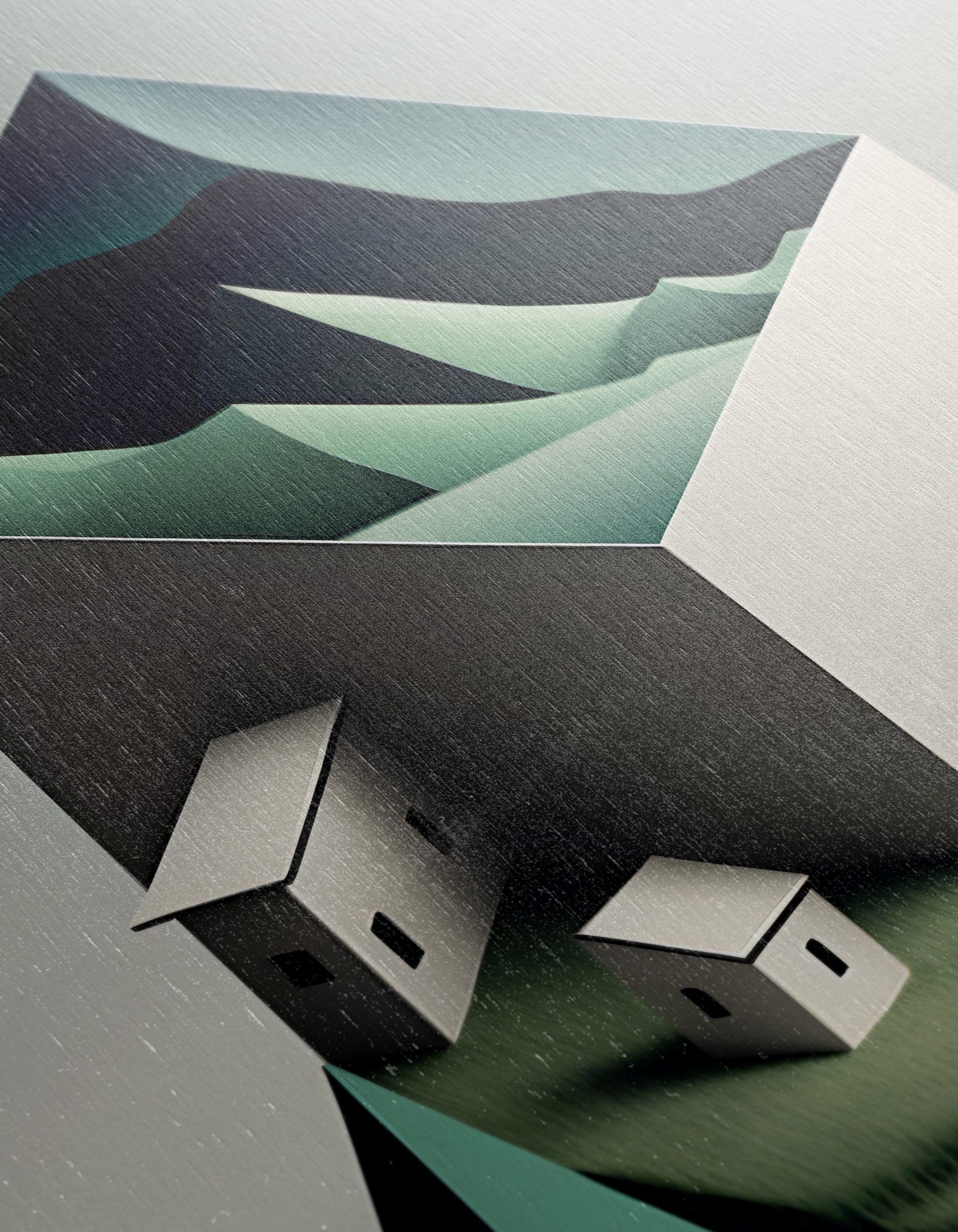 Stylized Modern Architecture With Landscape - Image 12