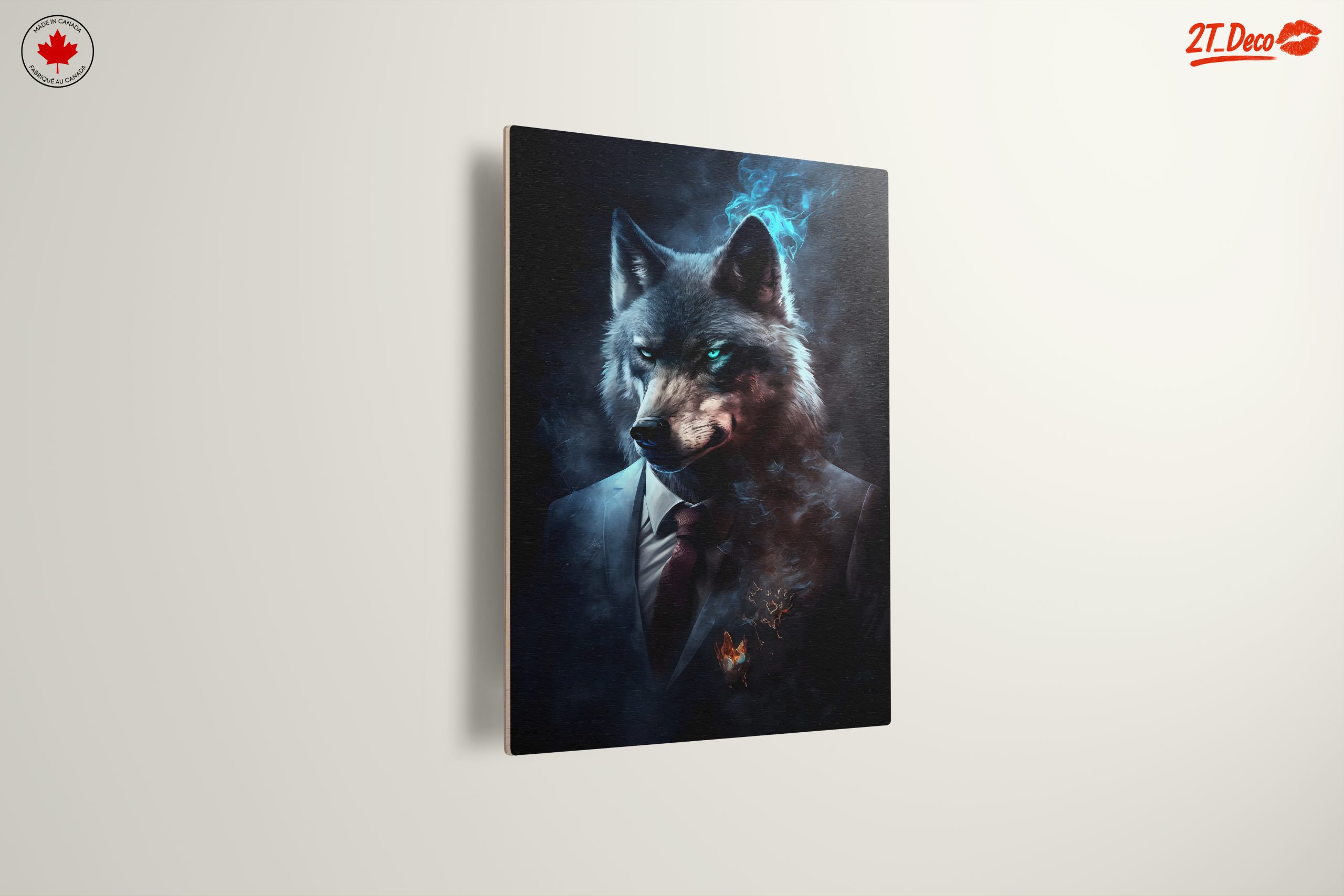 Stylish Wolf Character with Mystical Elements - Image 13