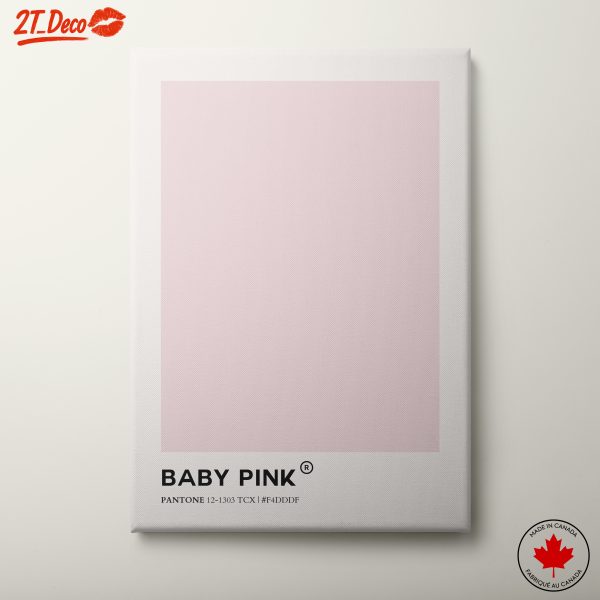 Soft Baby Pink Color Artwork