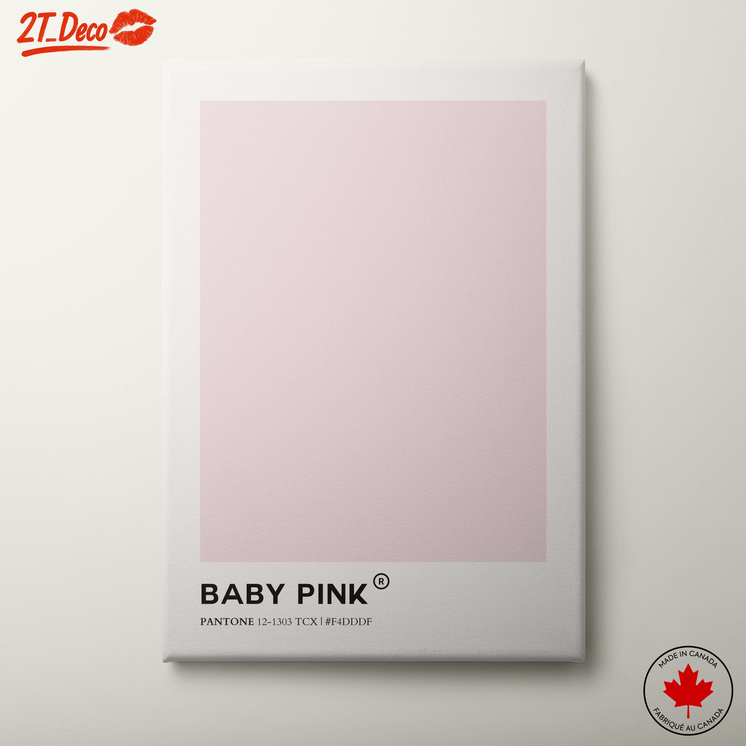 Soft Baby Pink Color Artwork