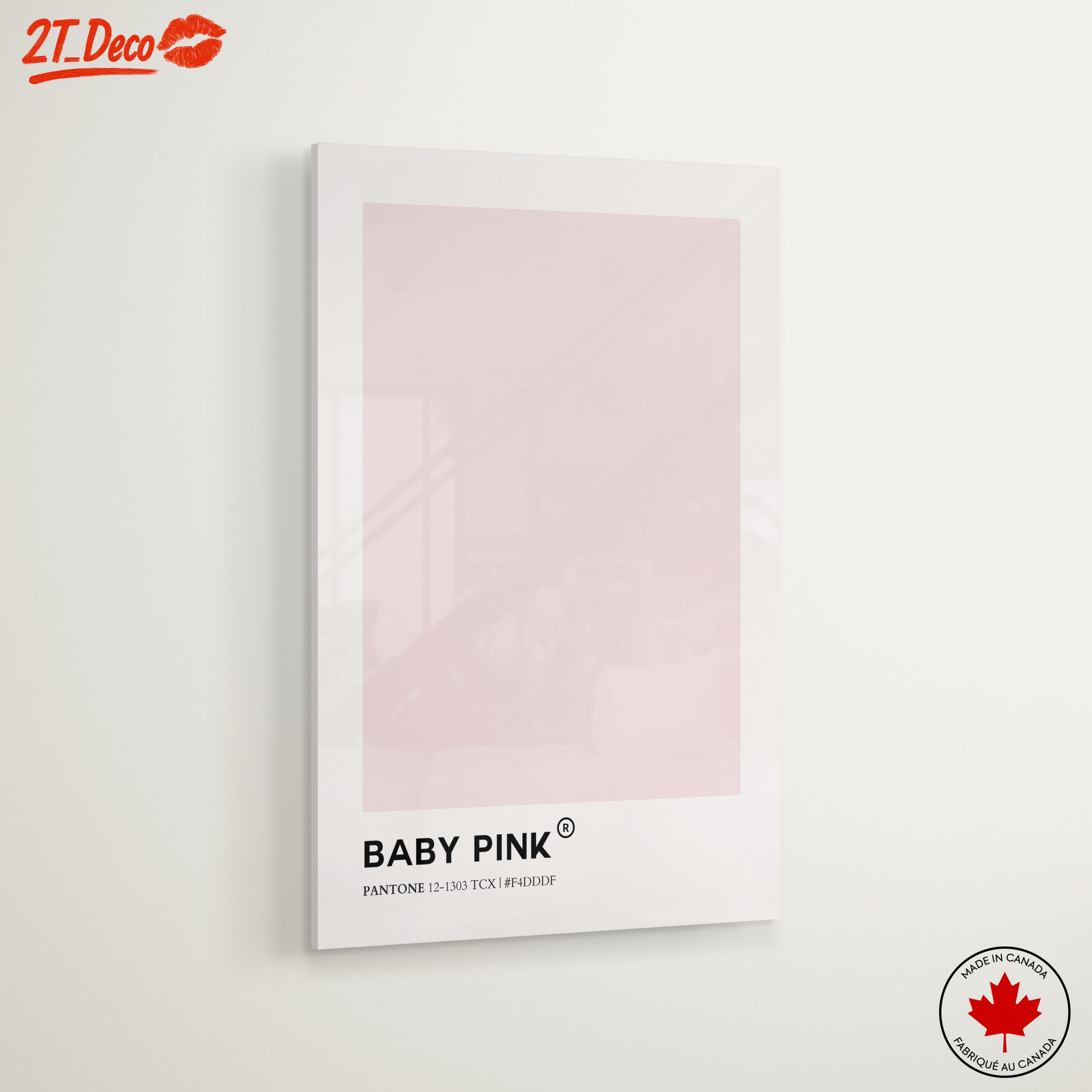 Soft Baby Pink Color Artwork - Image 6