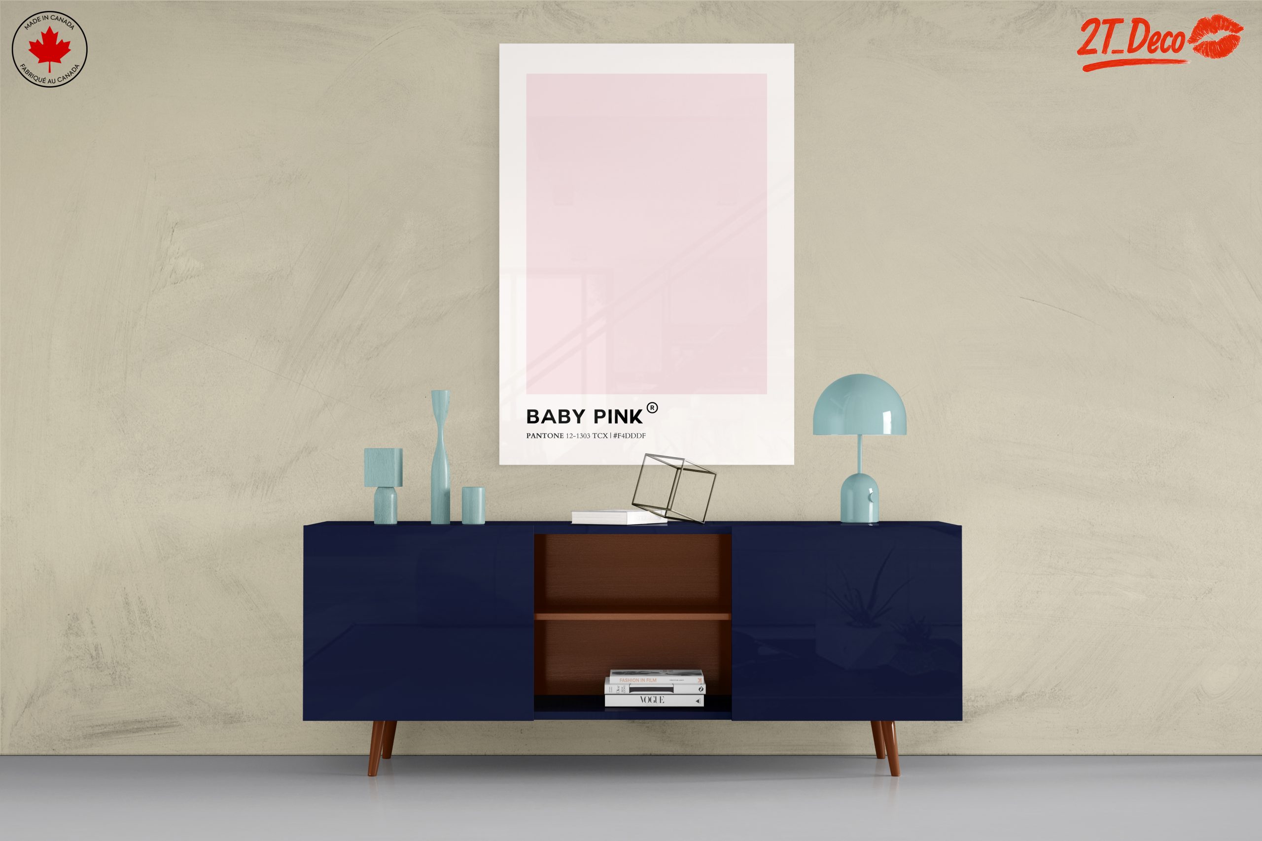 Soft Baby Pink Color Artwork - Image 8