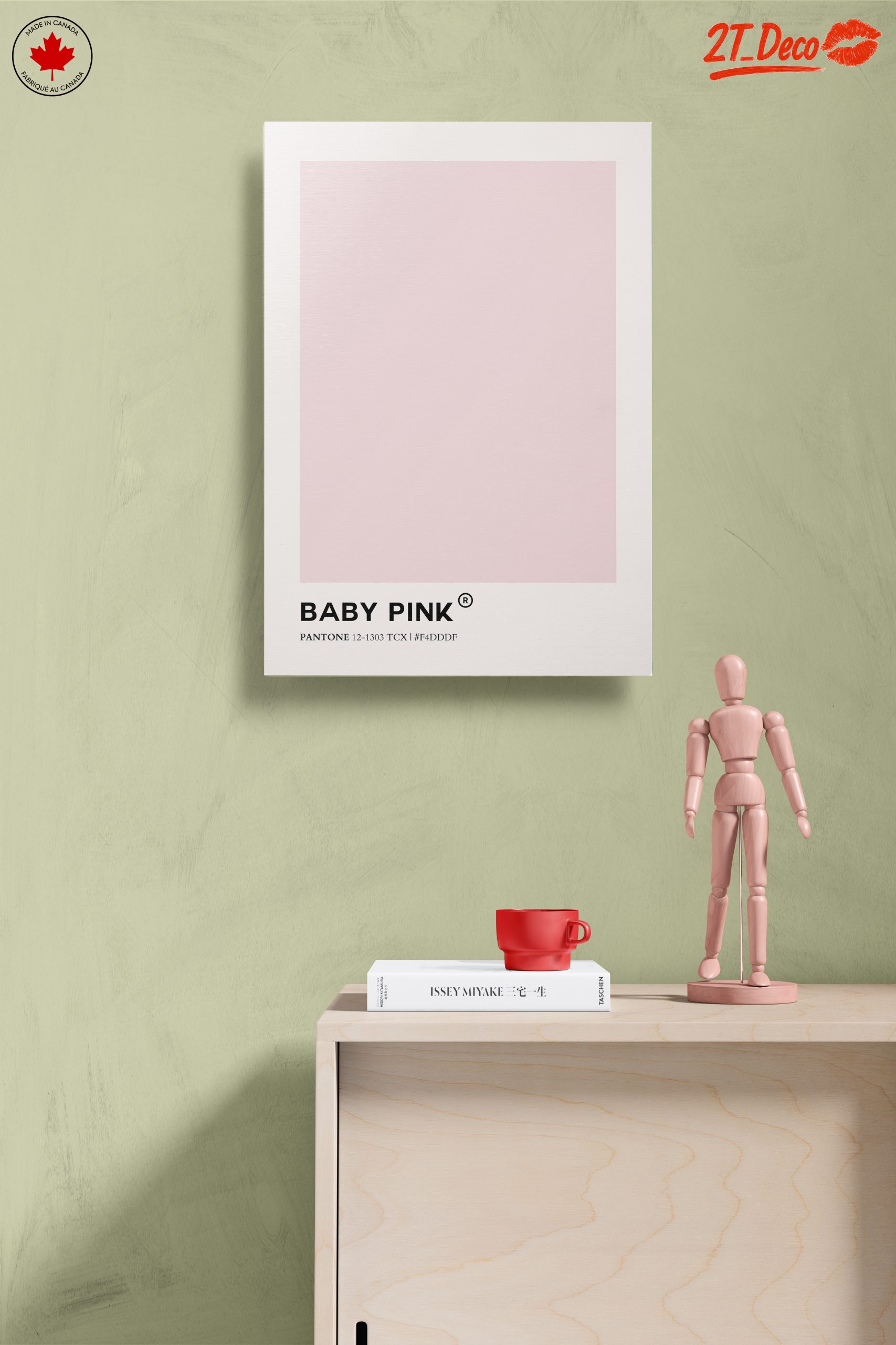 Soft Baby Pink Color Artwork - Image 14