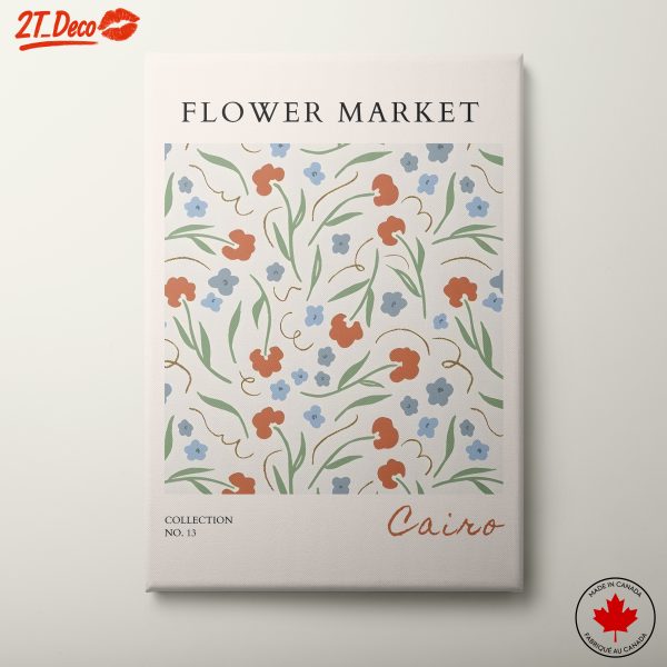 Flower Market Art with Colorful Floral Design 2