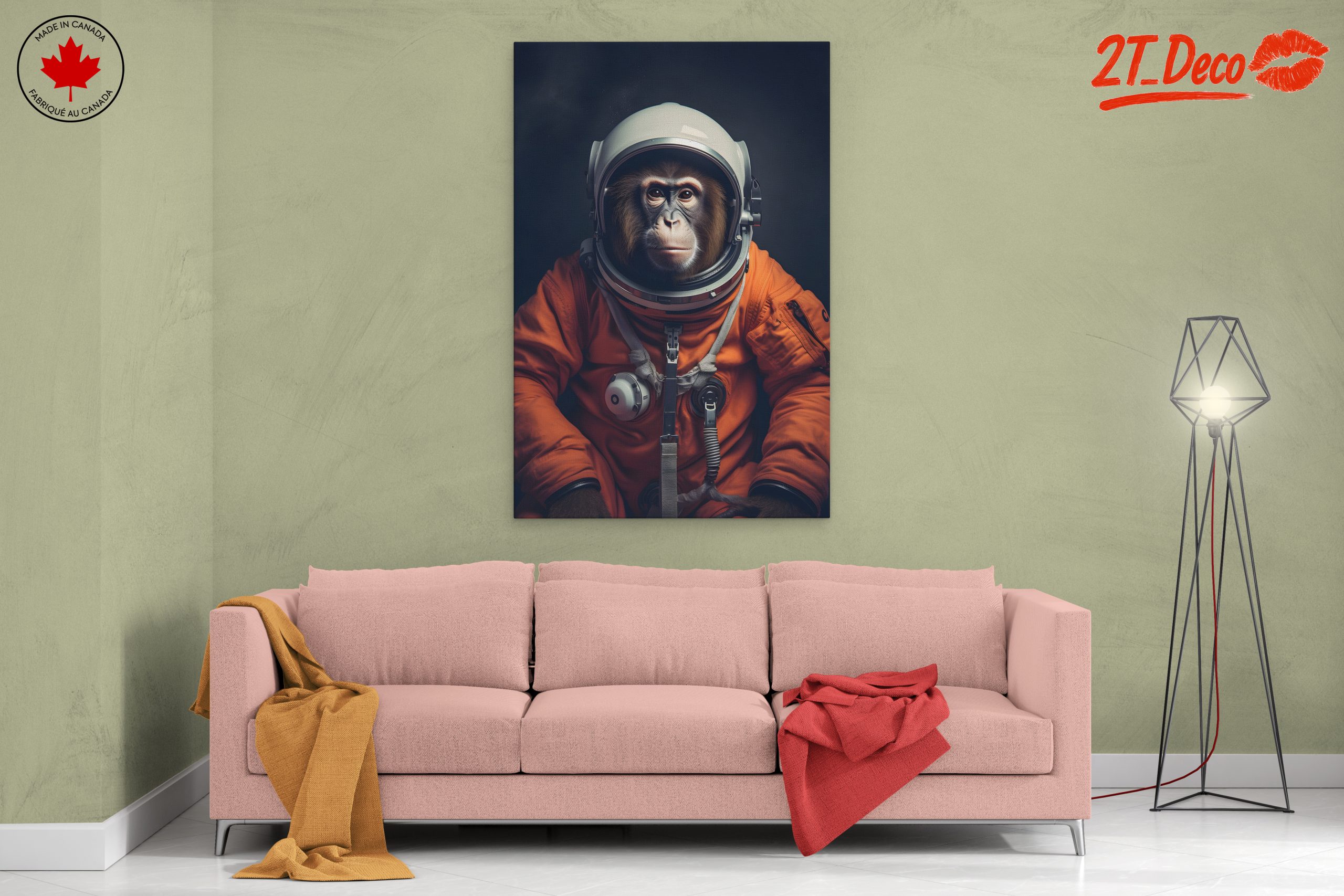 Monkey Astronaut in Space Suit - Image 2